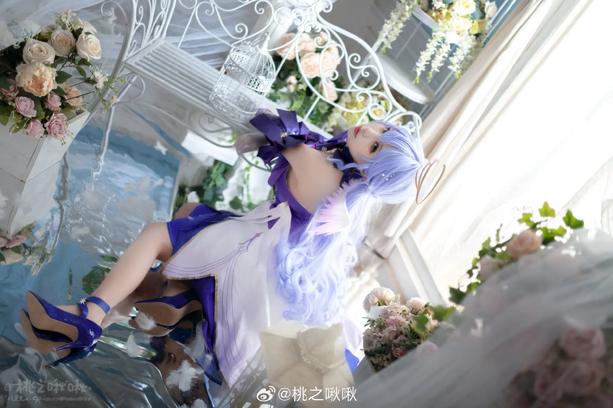 COSPLAY 我美腻温柔又强大的知更鸟老婆QAQ！@桃之啾啾 COSPLAY-第3张