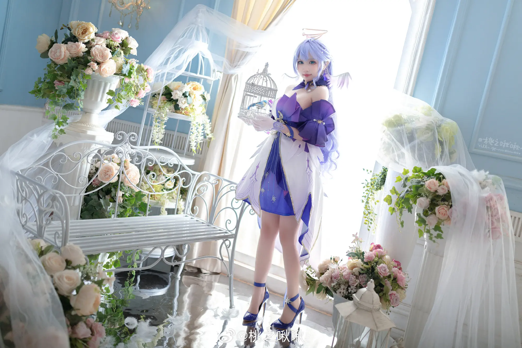 COSPLAY 我美腻温柔又强大的知更鸟老婆QAQ！@桃之啾啾 COSPLAY-第8张