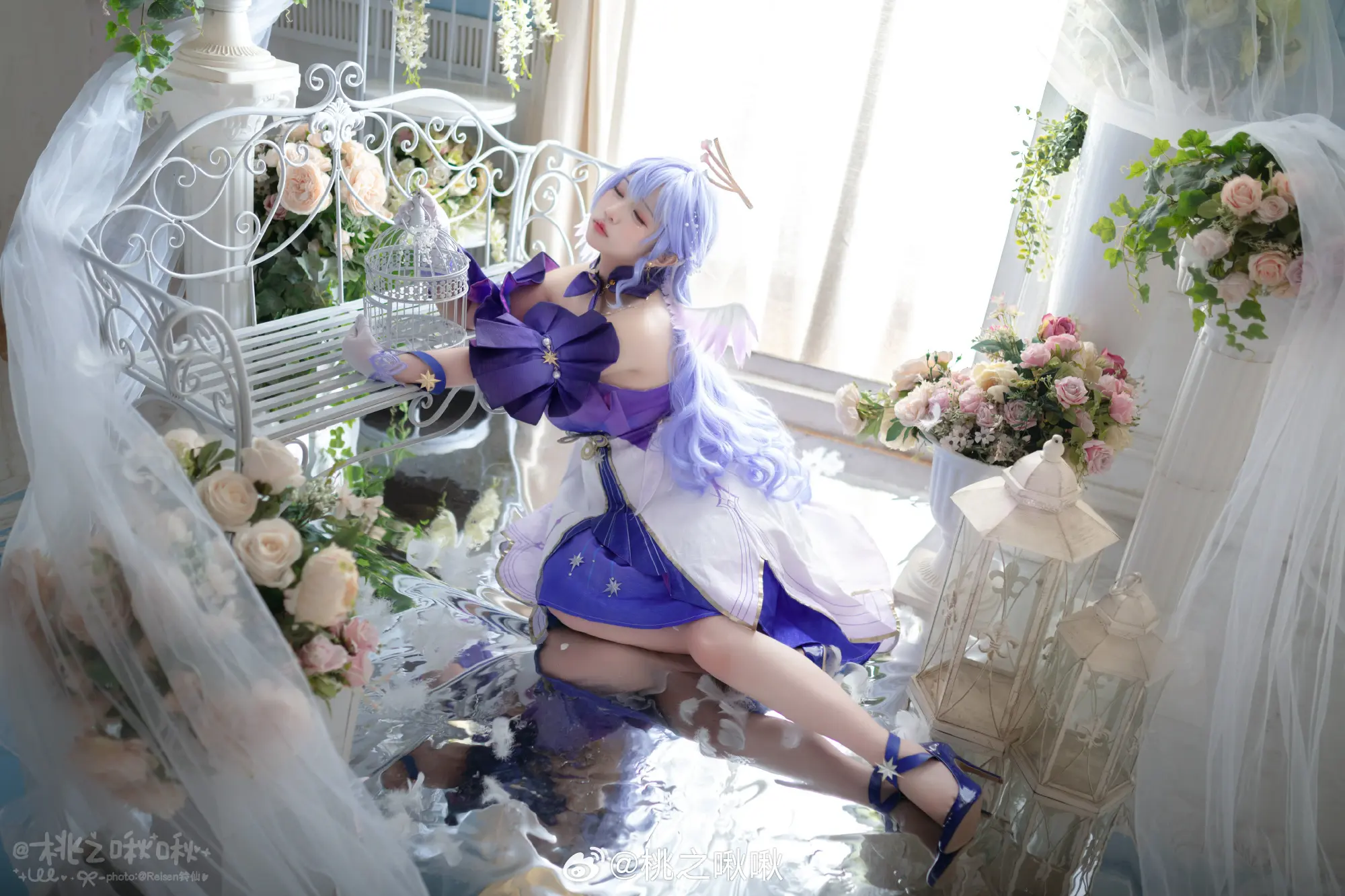 COSPLAY 我美腻温柔又强大的知更鸟老婆QAQ！@桃之啾啾 COSPLAY-第9张