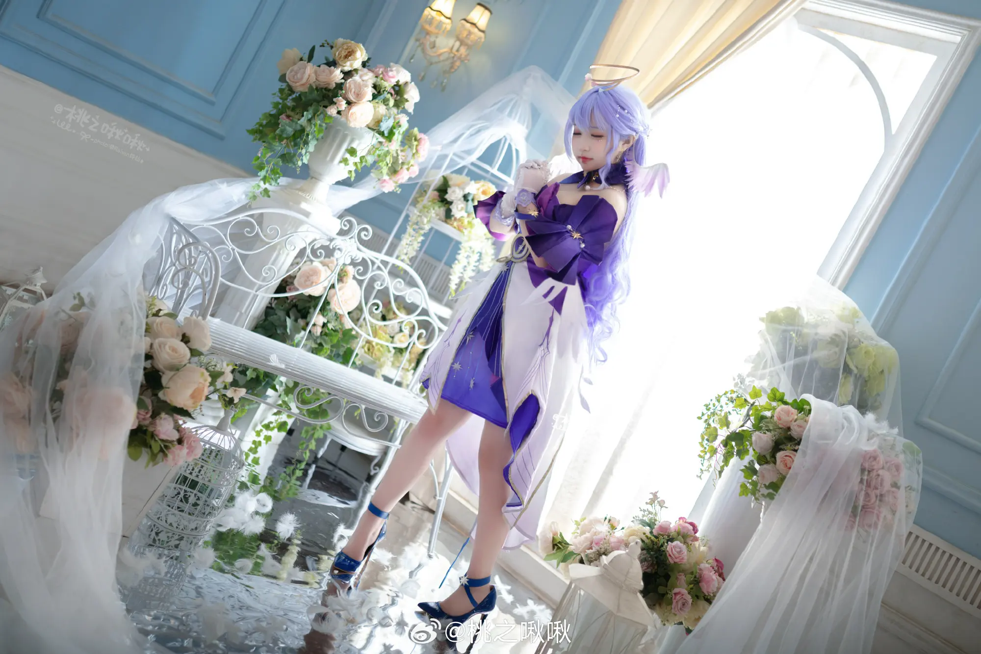 COSPLAY 我美腻温柔又强大的知更鸟老婆QAQ！@桃之啾啾 COSPLAY-第10张