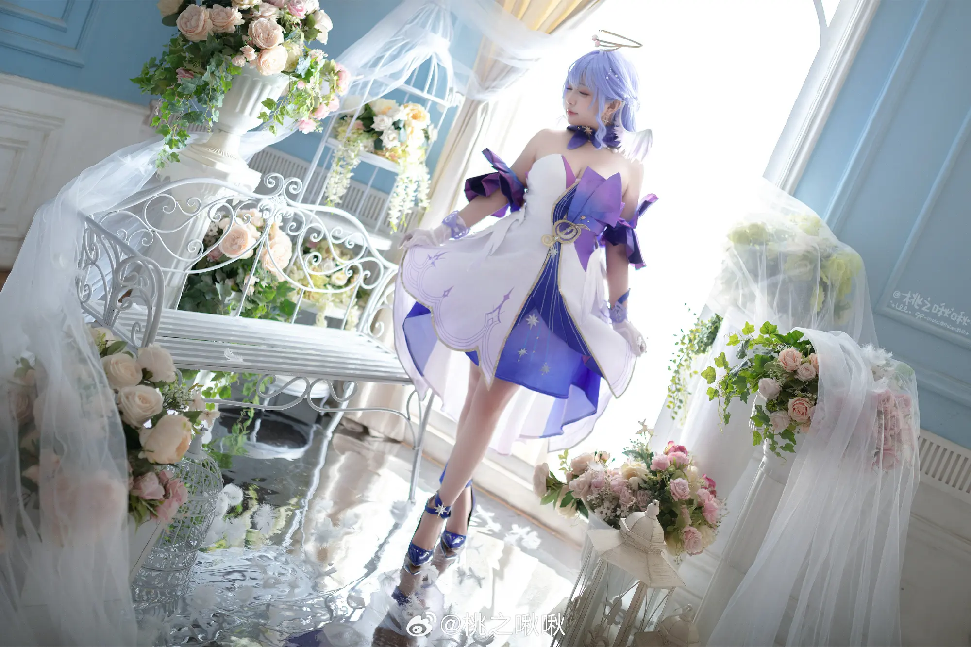 COSPLAY 我美腻温柔又强大的知更鸟老婆QAQ！@桃之啾啾 COSPLAY-第12张