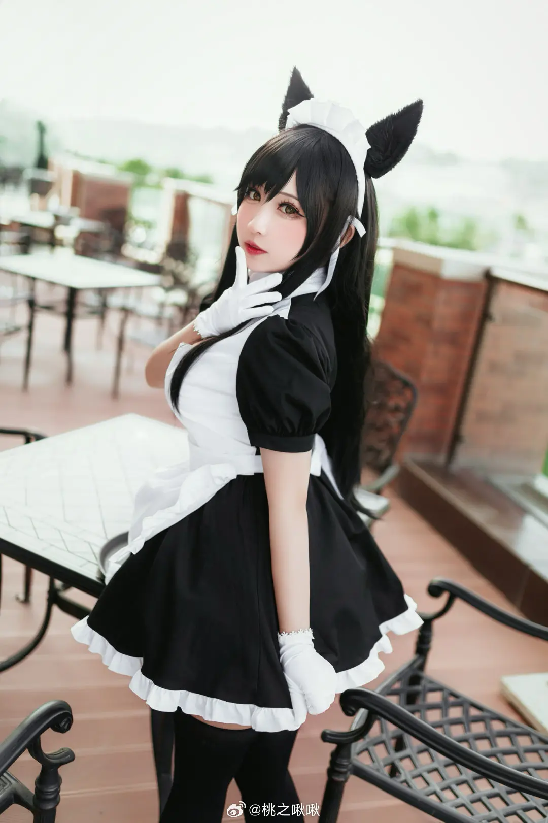 COSPLAY 女仆日 爱宕 犬@桃之啾啾 COSPLAY-第2张