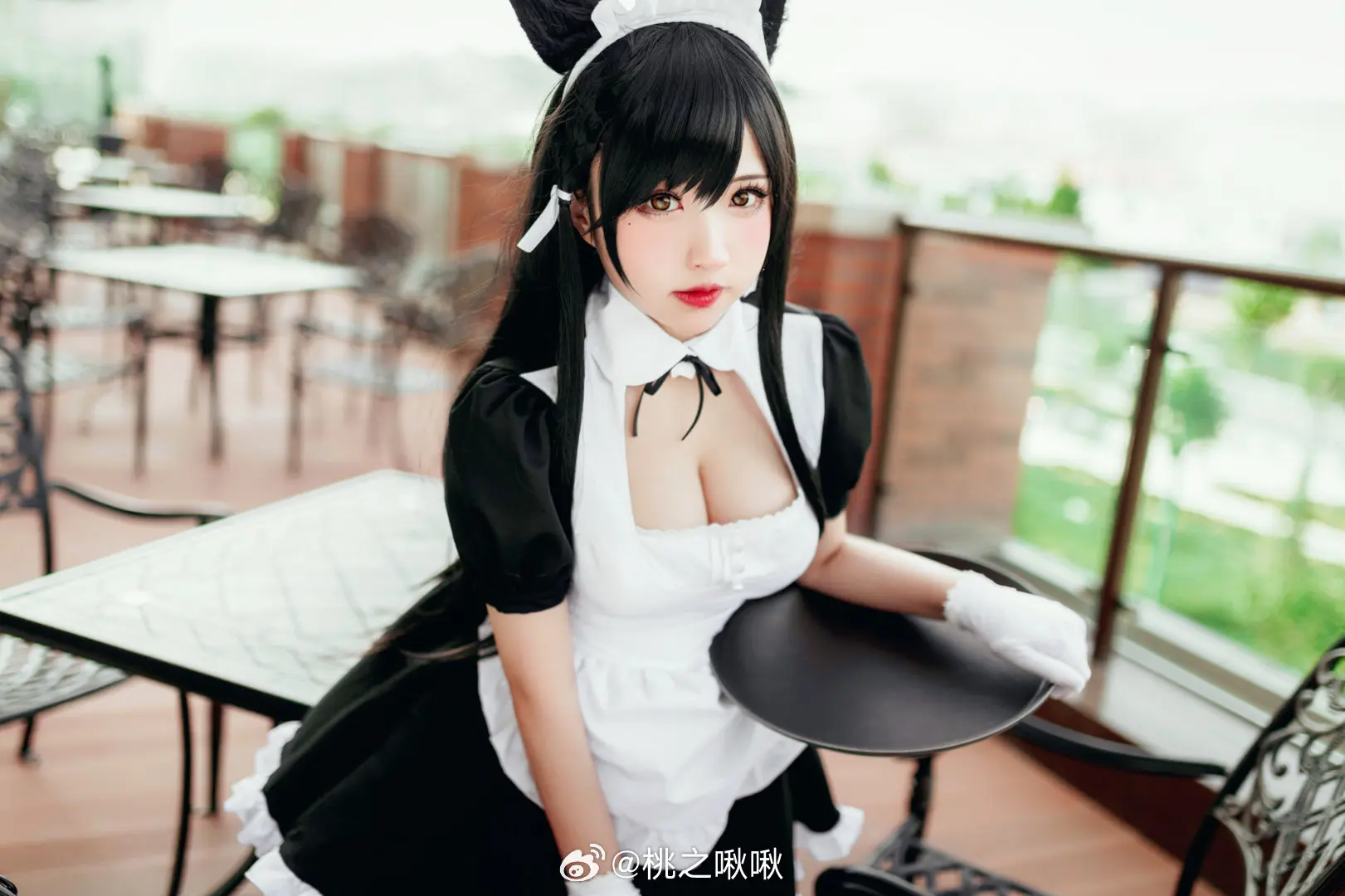 COSPLAY 女仆日 爱宕 犬@桃之啾啾 COSPLAY-第3张