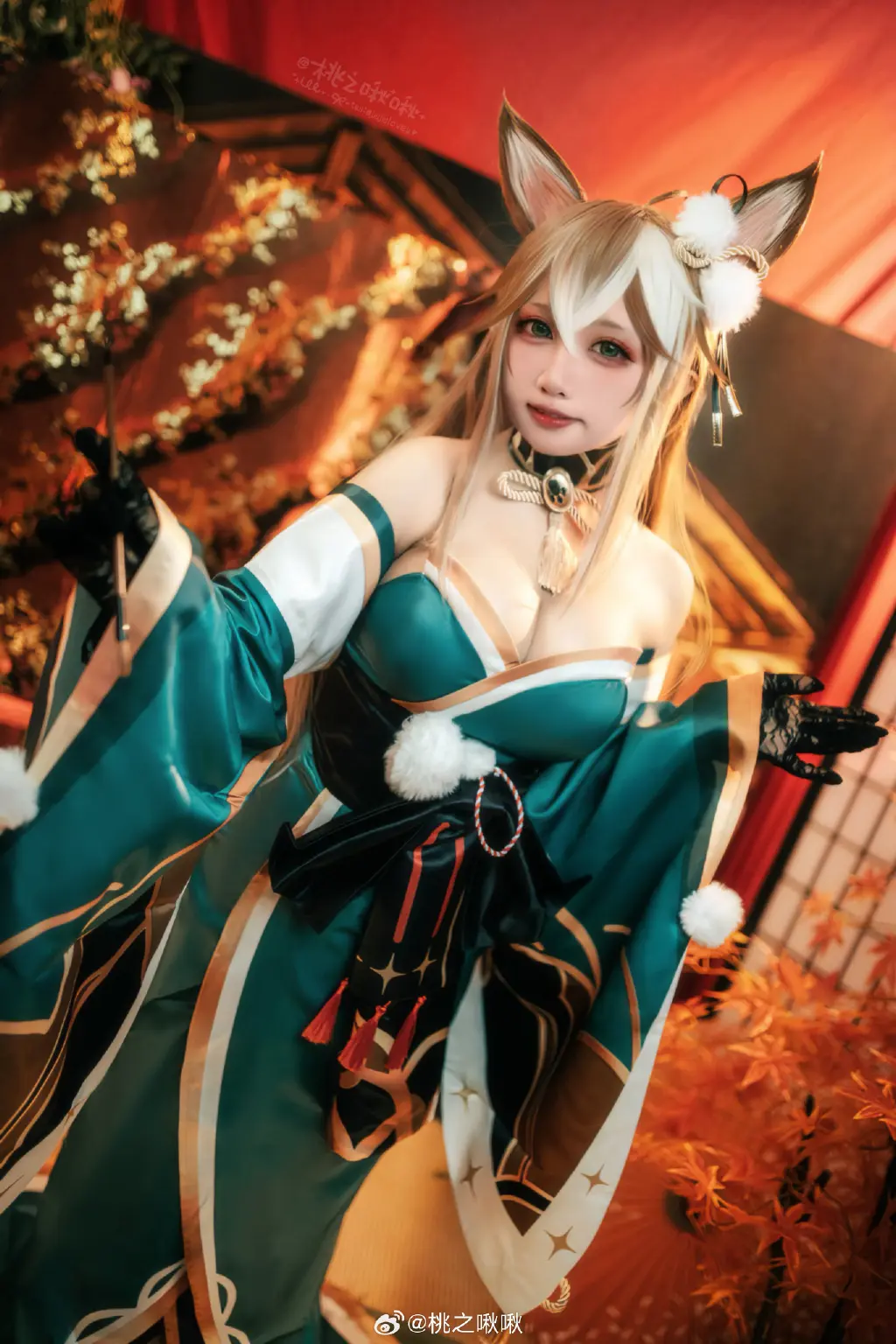 希娜小姐一定会给你一个温暖人心的答案~♡ 原神@桃之啾啾 COSPLAY-第2张