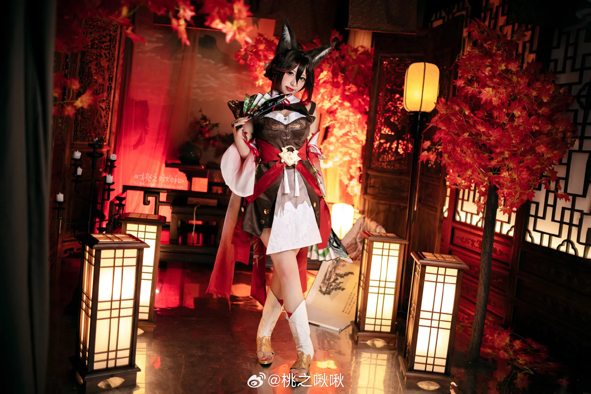 COSPLAY 元宵佳节看看小狐狸~祝各位恩公事事顺意~ 崩坏：星穹铁道 停云@桃之啾啾 COSPLAY-第2张