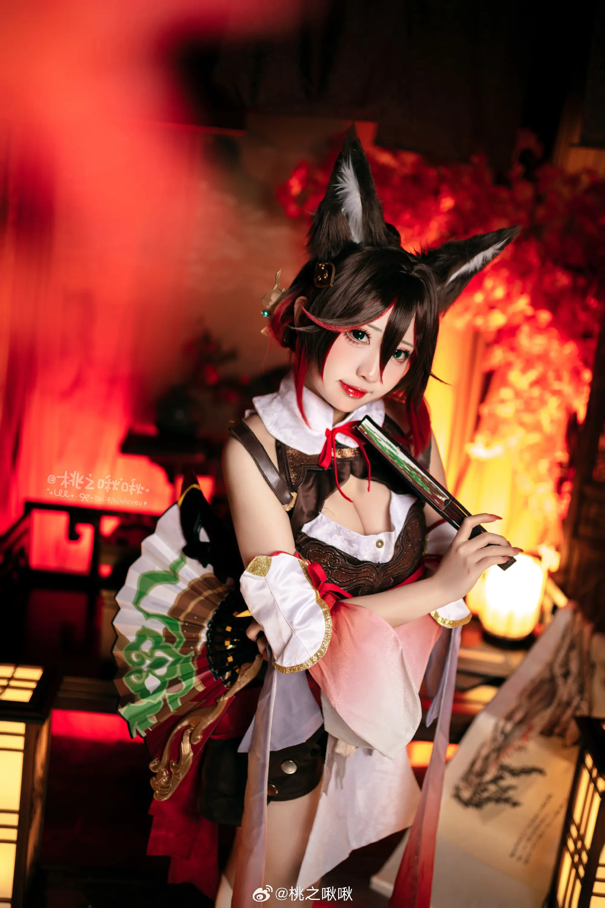COSPLAY 元宵佳节看看小狐狸~祝各位恩公事事顺意~ 崩坏：星穹铁道 停云@桃之啾啾 COSPLAY-第3张