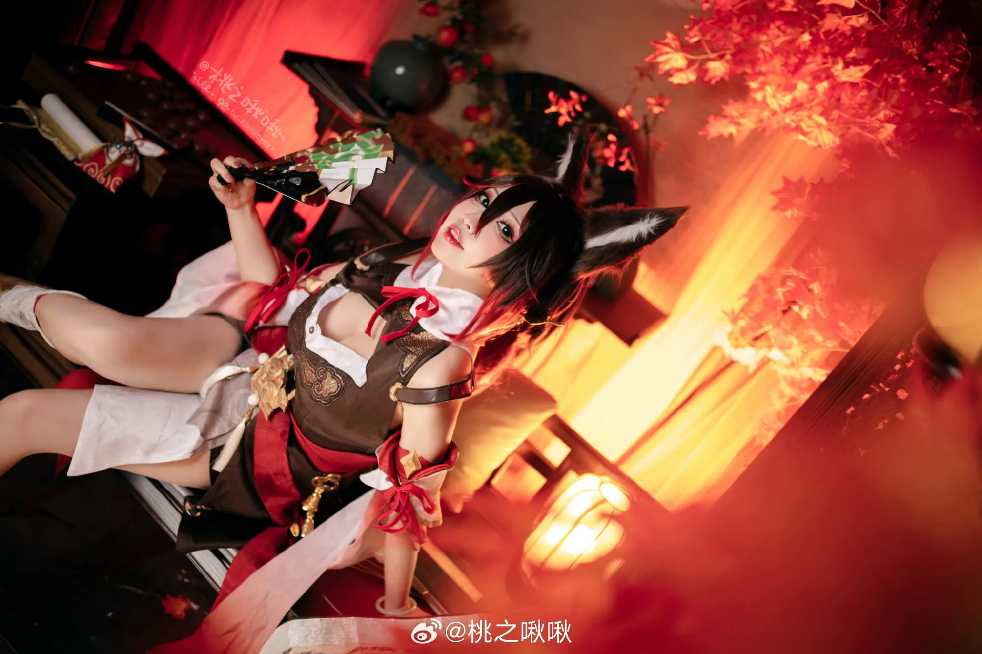 COSPLAY 元宵佳节看看小狐狸~祝各位恩公事事顺意~ 崩坏：星穹铁道 停云@桃之啾啾 COSPLAY-第7张