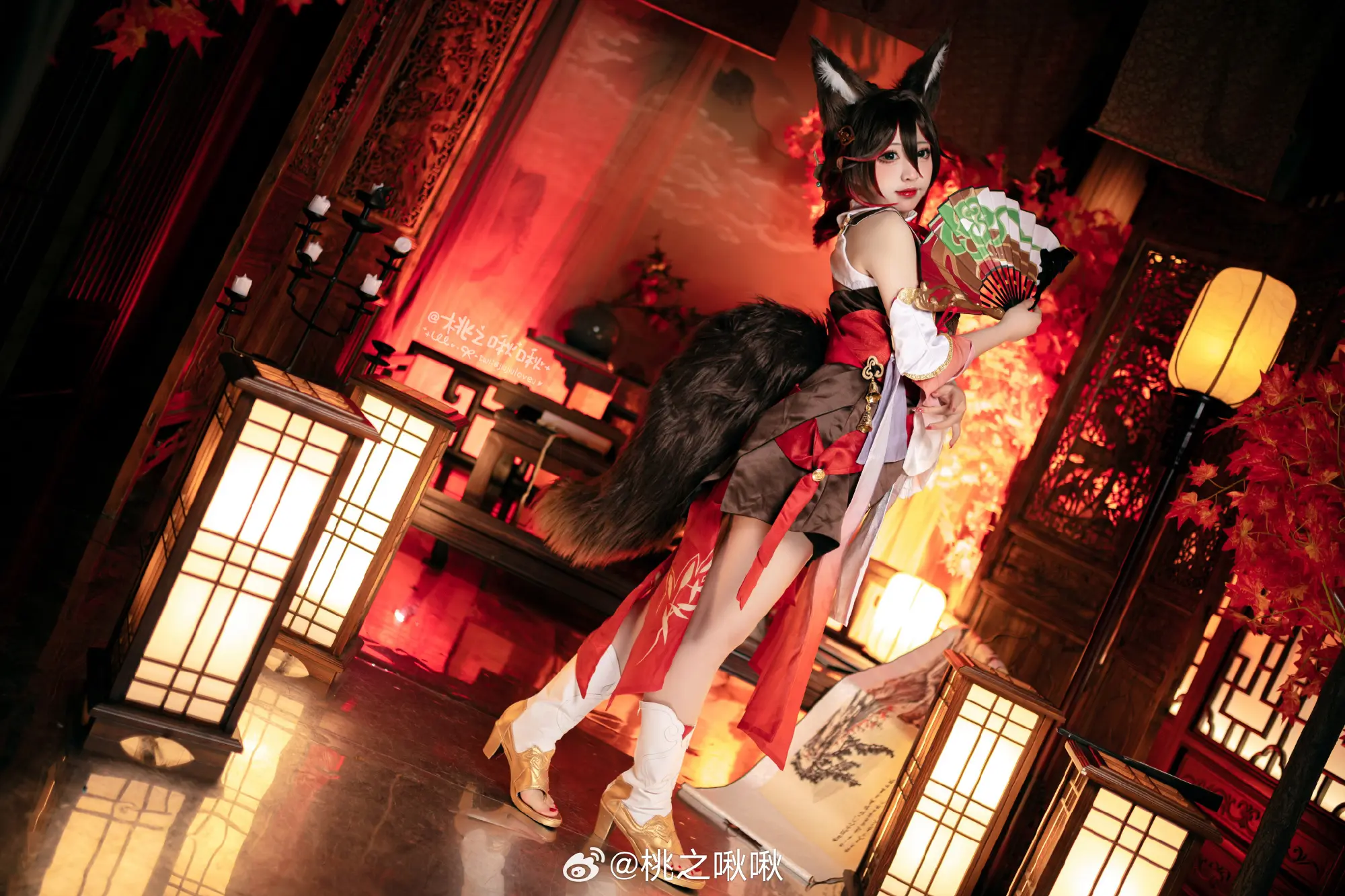 COSPLAY 元宵佳节看看小狐狸~祝各位恩公事事顺意~ 崩坏：星穹铁道 停云@桃之啾啾 COSPLAY-第9张