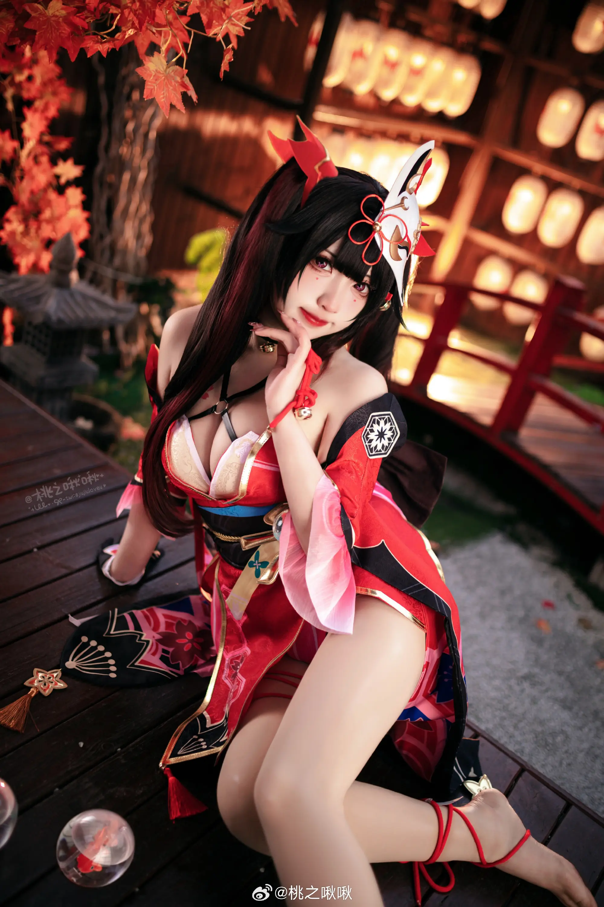 COSPLAY 愚者千面 游戏人间 崩坏：星穹铁道 花火@桃之啾啾-公众号小姨ai