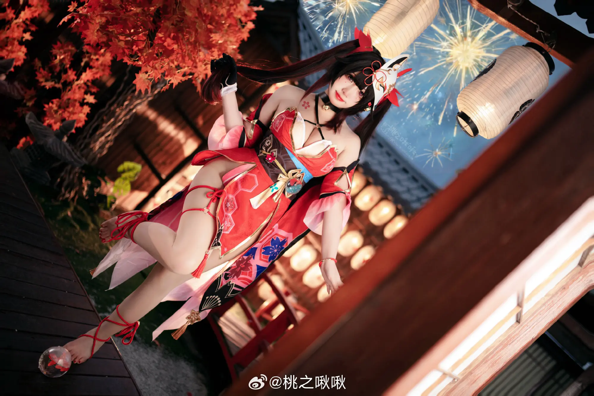 COSPLAY 愚者千面 游戏人间 崩坏：星穹铁道 花火@桃之啾啾 COSPLAY-第2张