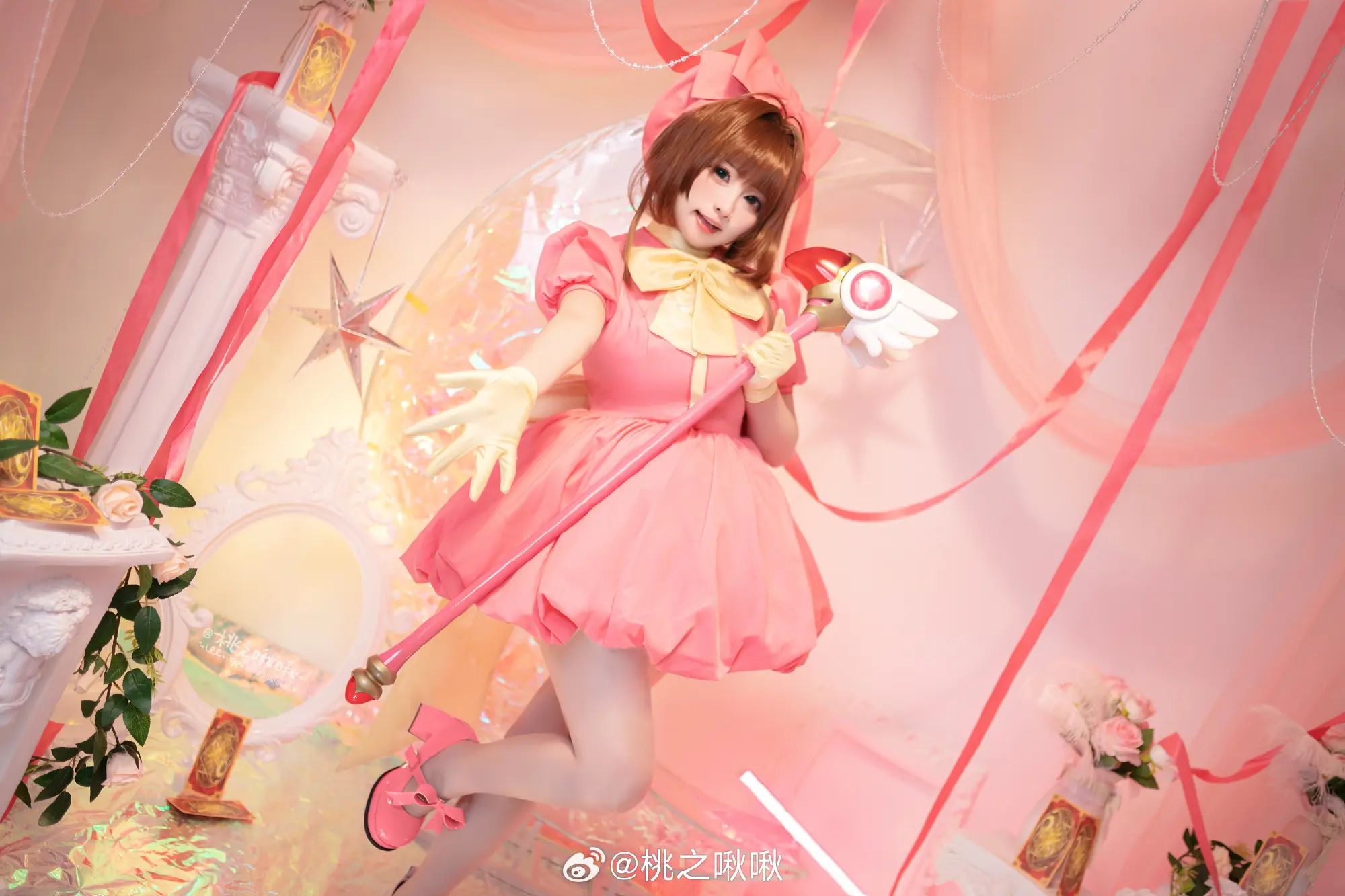 COSPLAY THE FIGHT 斗牌战斗服ver. 木之本樱@桃之啾啾 COSPLAY-第2张