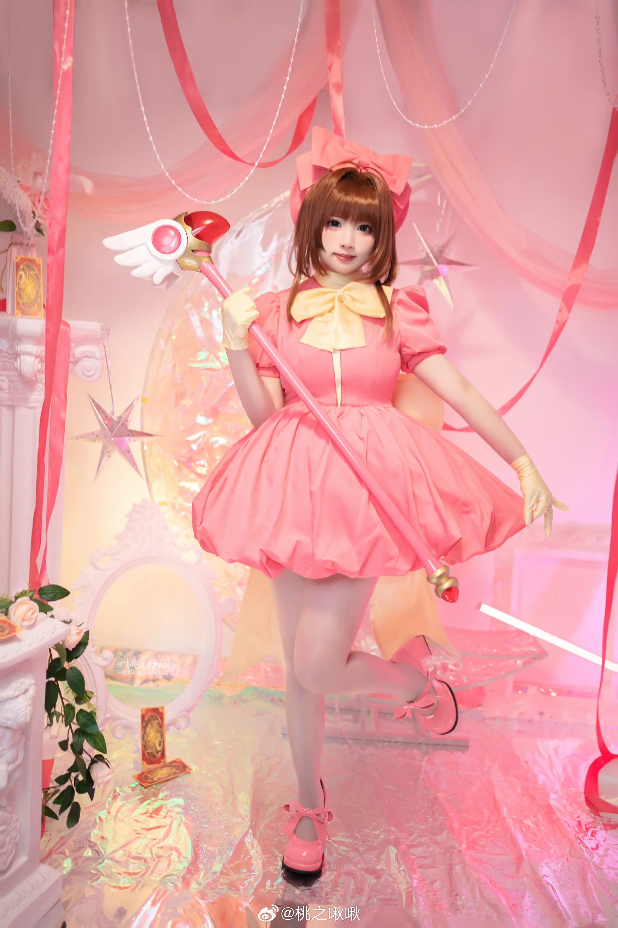 COSPLAY THE FIGHT 斗牌战斗服ver. 木之本樱@桃之啾啾 COSPLAY-第3张