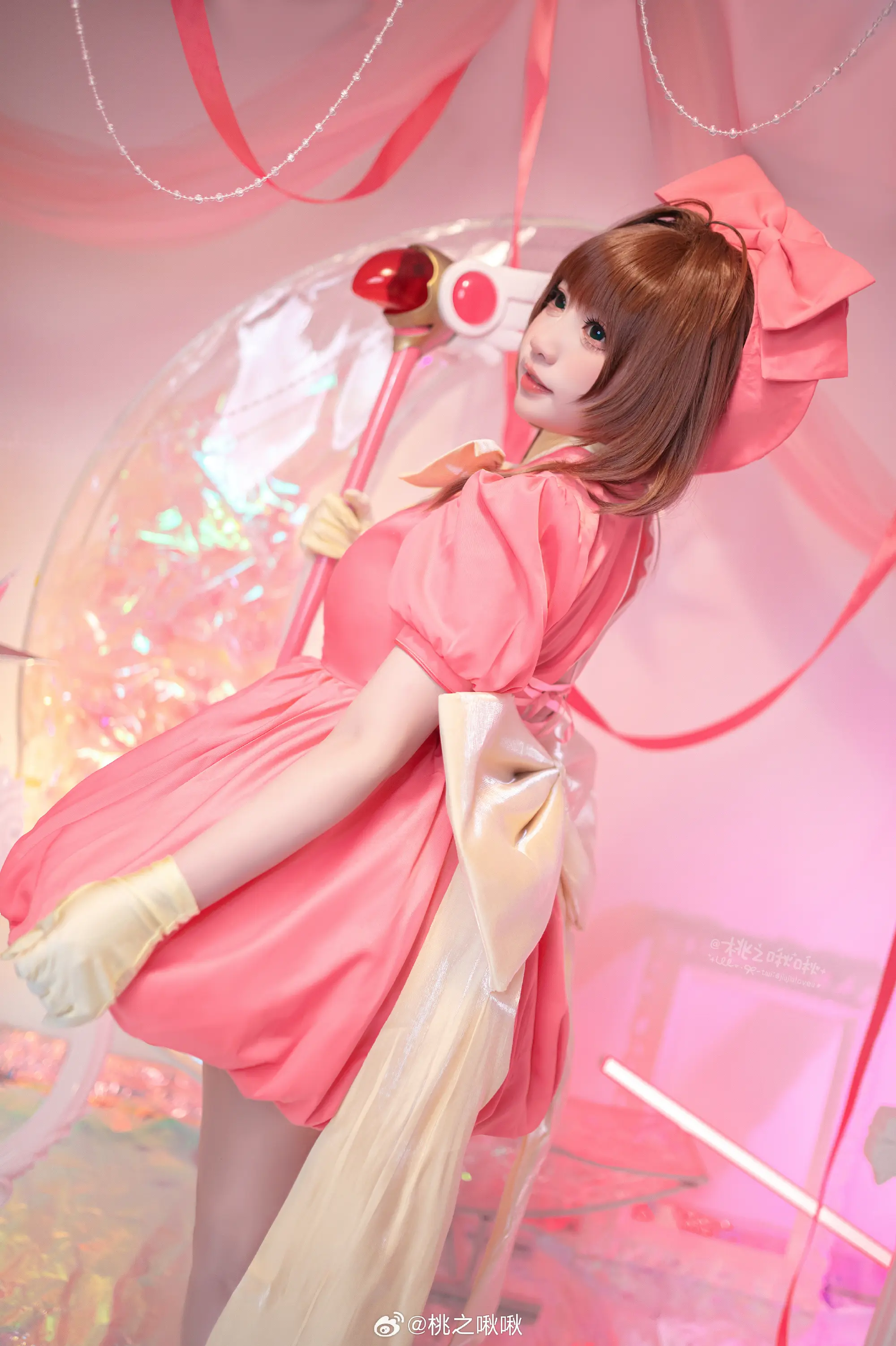 COSPLAY THE FIGHT 斗牌战斗服ver. 木之本樱@桃之啾啾 COSPLAY-第4张