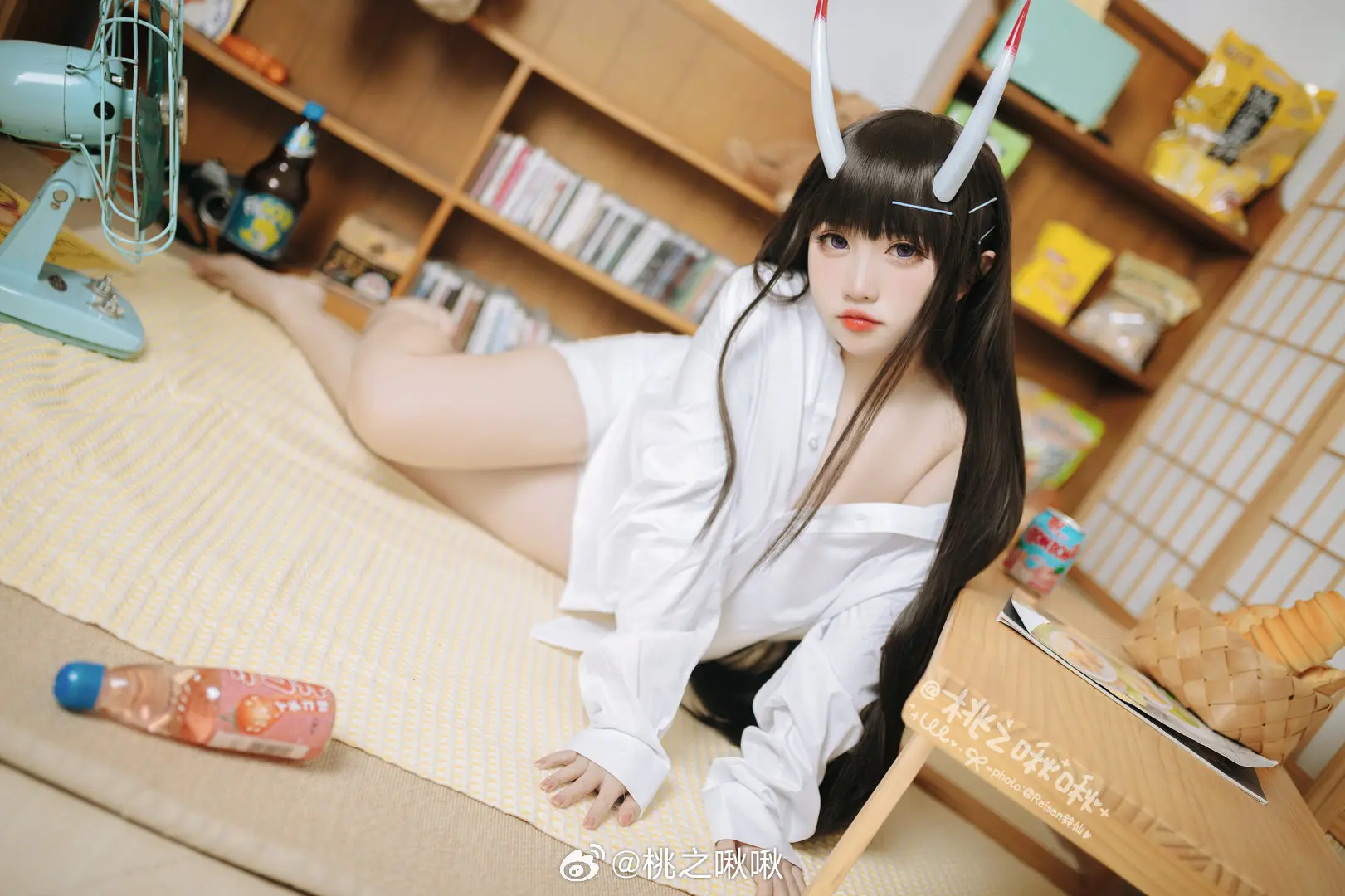 COSPLAY 碧蓝航线  呼…那就稍微准备下……今天也要加油哦。@桃之啾啾 COSPLAY-第3张