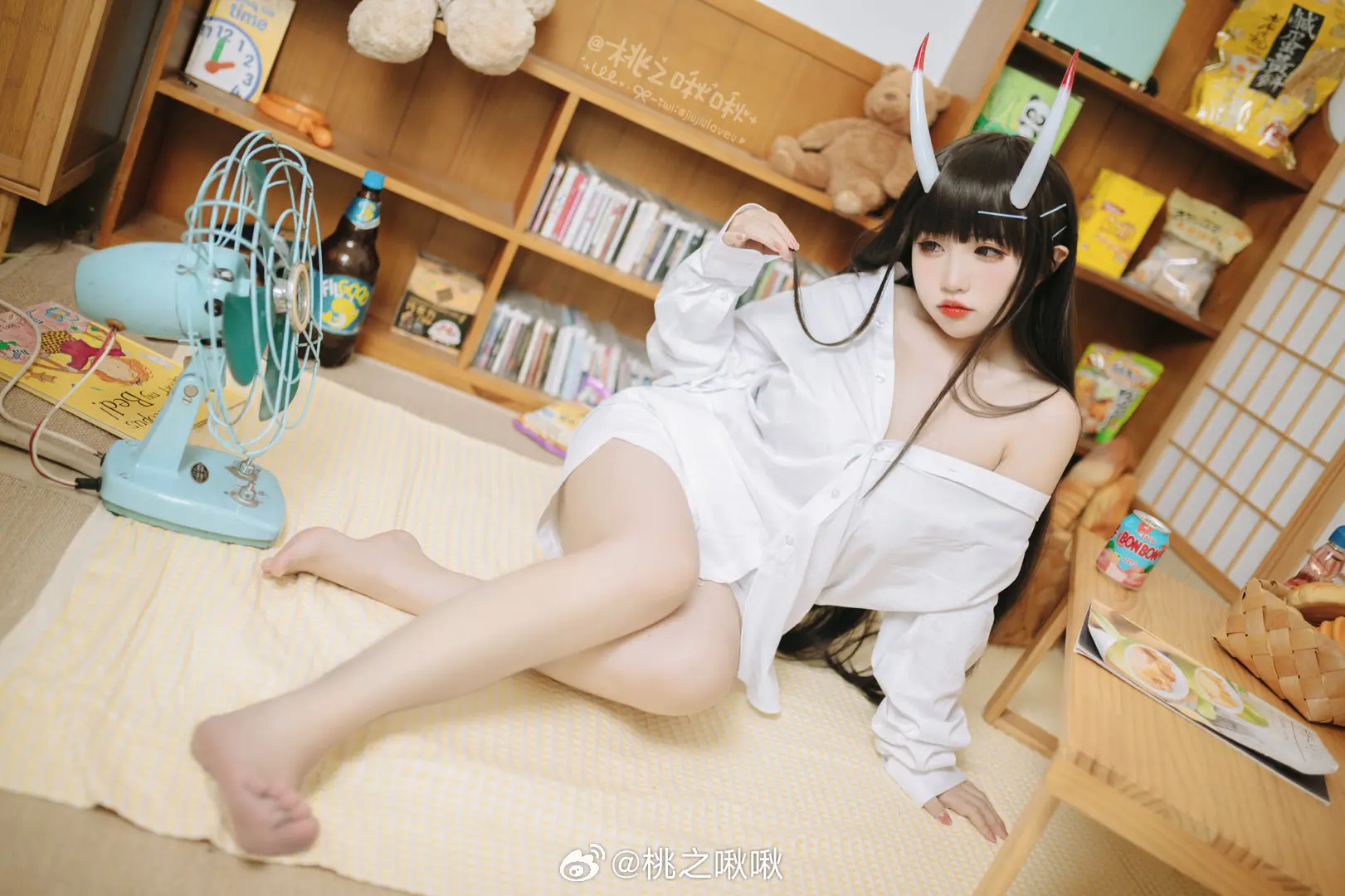 COSPLAY 碧蓝航线  呼…那就稍微准备下……今天也要加油哦。@桃之啾啾 COSPLAY-第5张