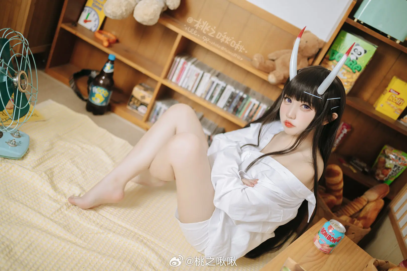 COSPLAY 碧蓝航线  呼…那就稍微准备下……今天也要加油哦。@桃之啾啾 COSPLAY-第6张
