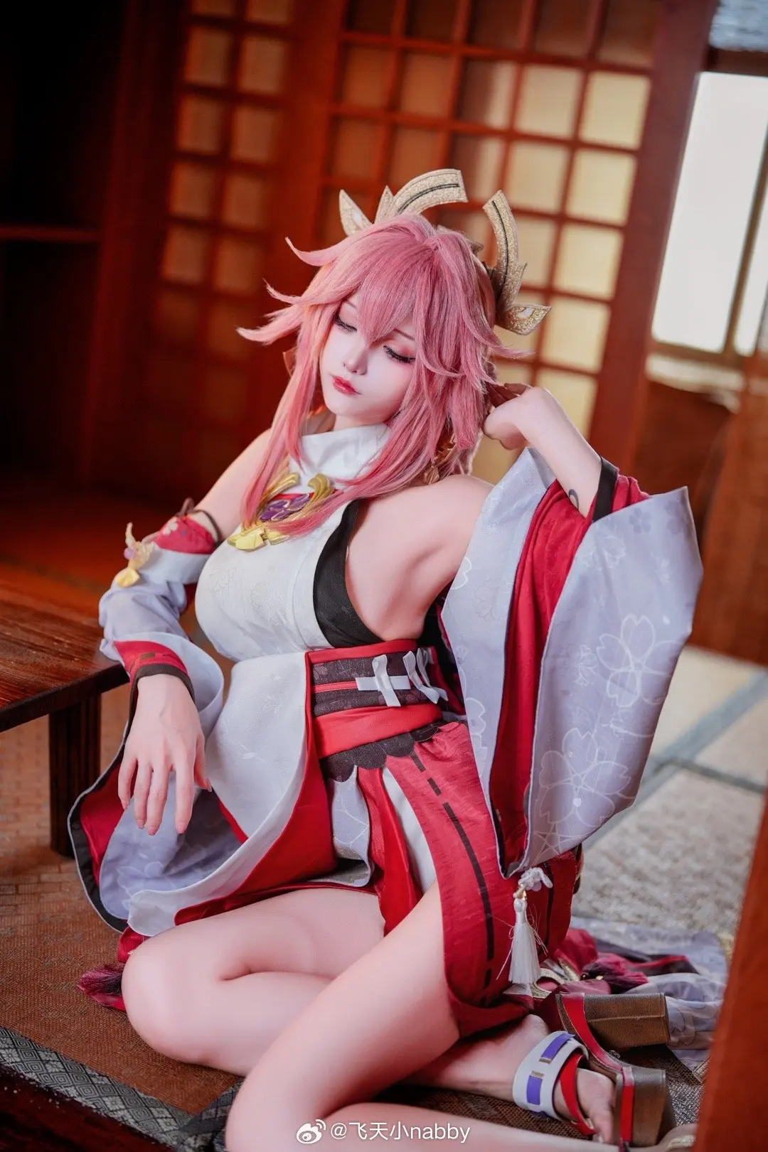 COSPLAY 原神枫丹 八重神子@飞天小nabby COSPLAY-第3张