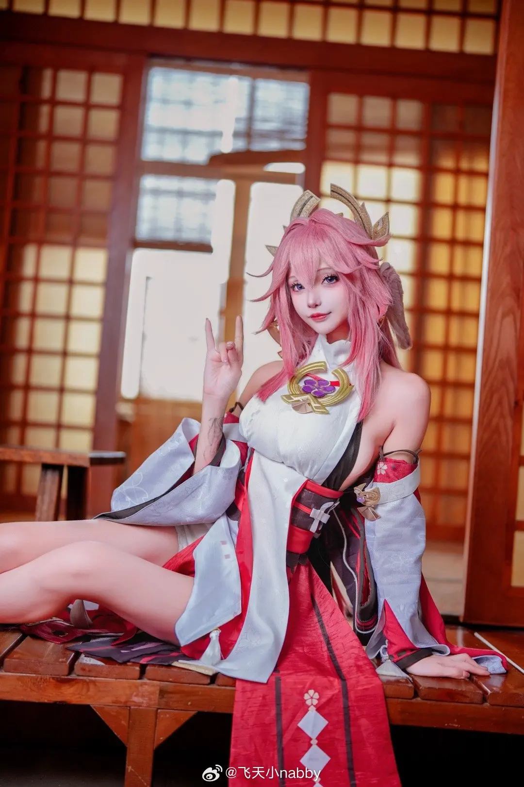 COSPLAY 原神枫丹 八重神子@飞天小nabby COSPLAY-第11张