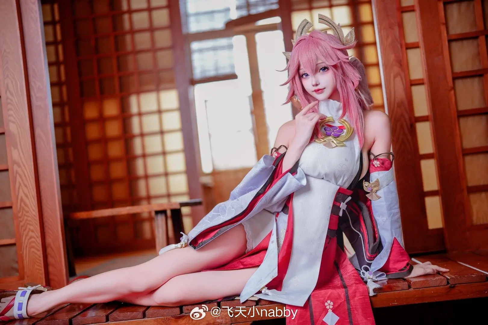 COSPLAY 原神枫丹 八重神子@飞天小nabby COSPLAY-第2张