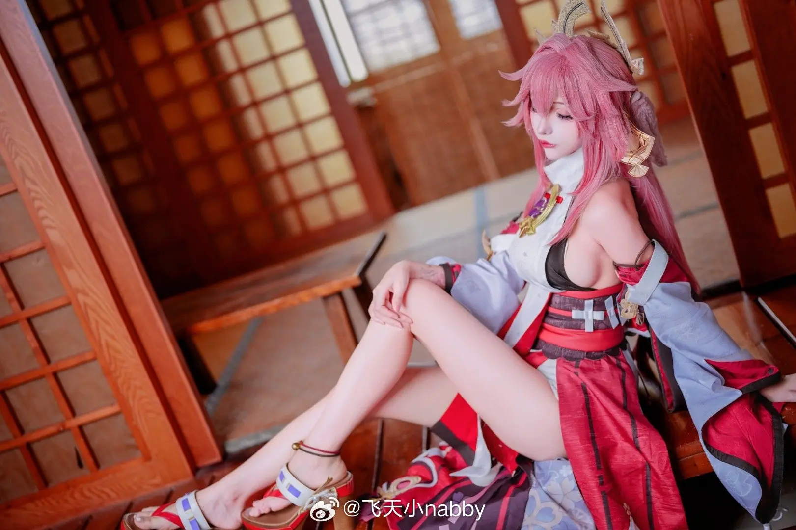 COSPLAY 原神枫丹 八重神子@飞天小nabby COSPLAY-第7张