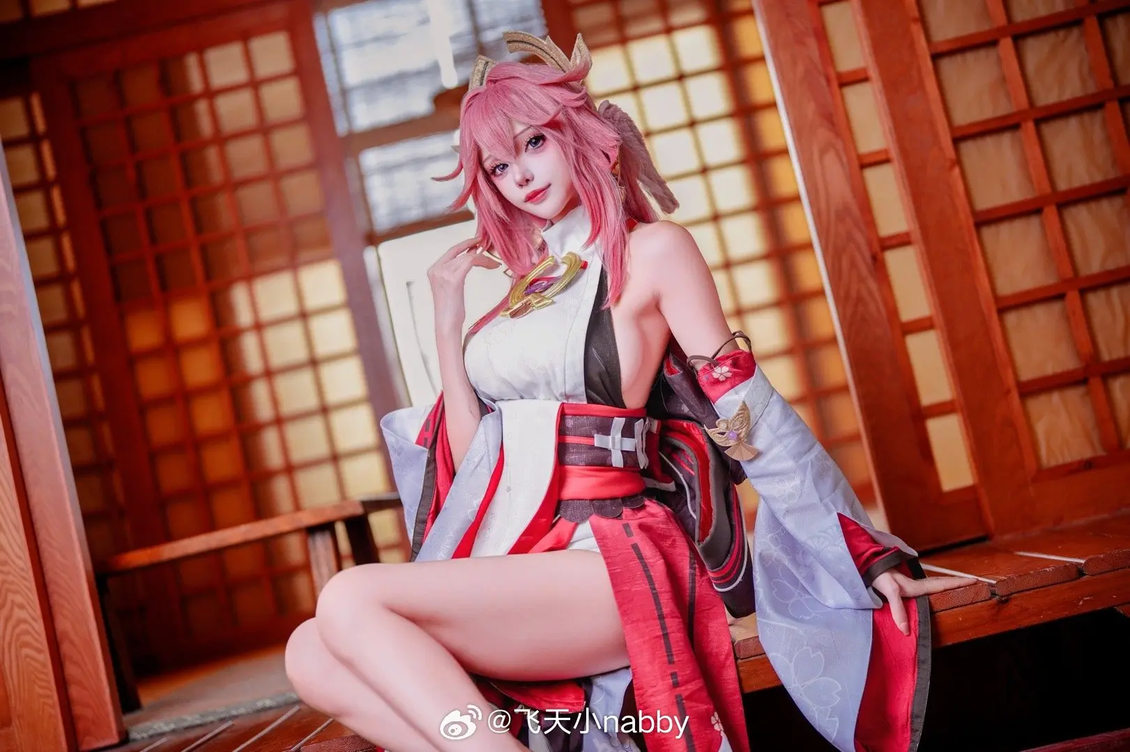 COSPLAY 原神枫丹 八重神子@飞天小nabby COSPLAY-第4张