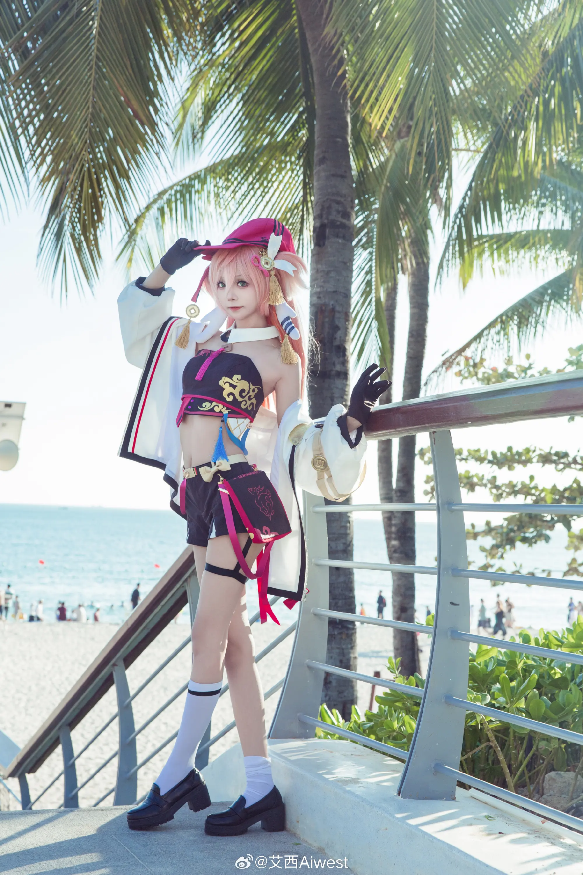 COSPLAY 原神 烟绯·花鸟与情@艾西Aiwest COSPLAY-第3张