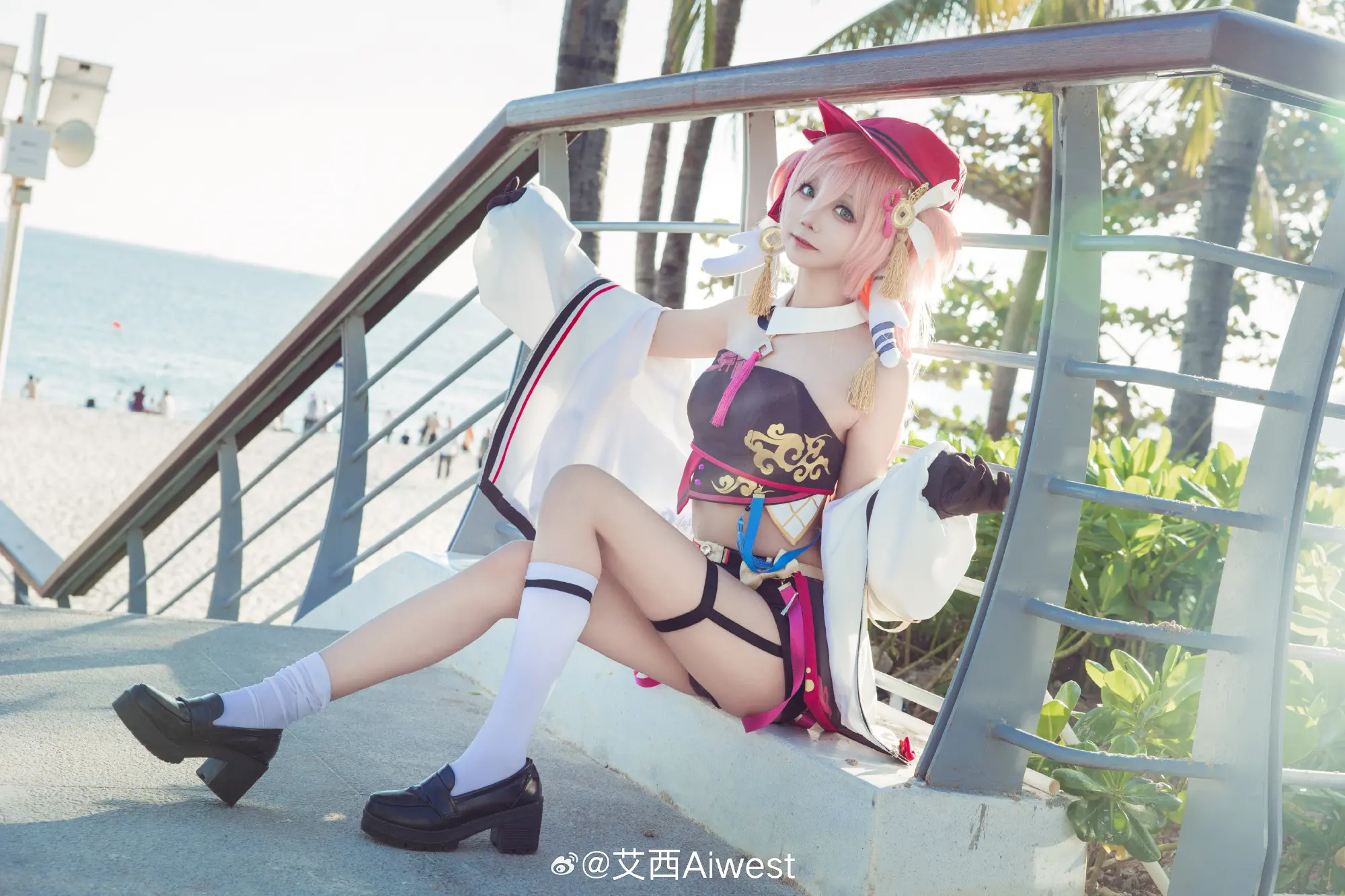 COSPLAY 原神 烟绯·花鸟与情@艾西Aiwest COSPLAY-第4张