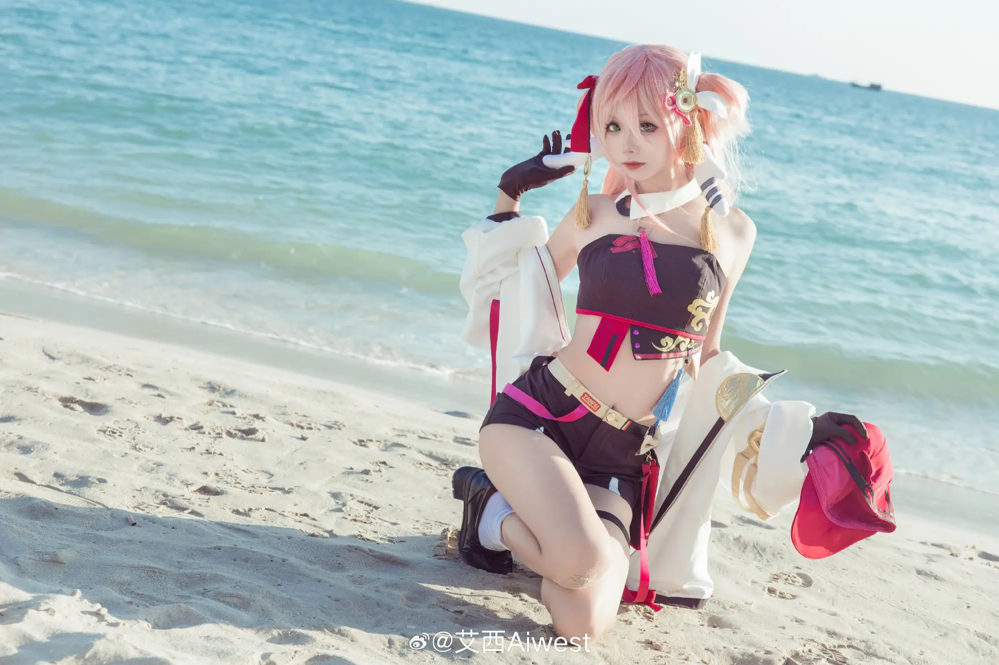 COSPLAY 原神 烟绯·花鸟与情@艾西Aiwest COSPLAY-第8张