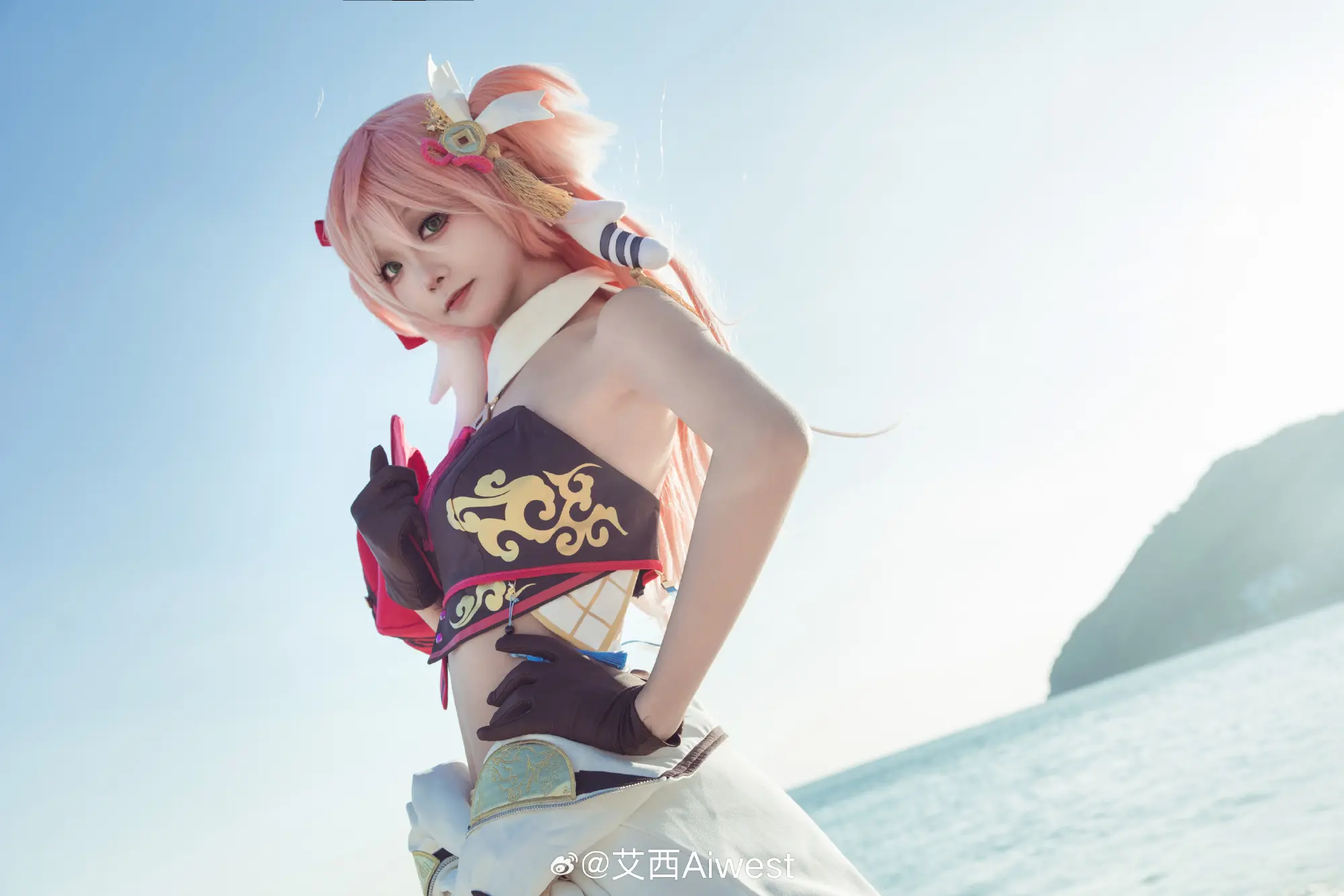 COSPLAY 原神 烟绯·花鸟与情@艾西Aiwest COSPLAY-第6张