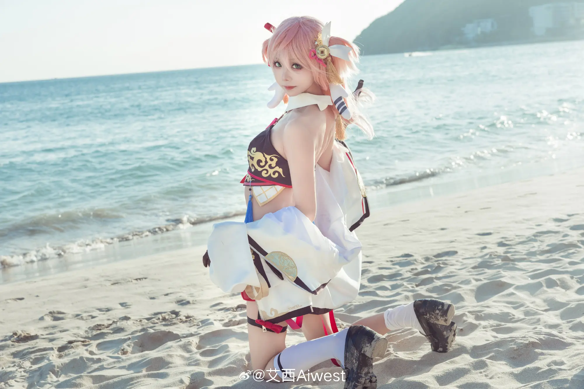 COSPLAY 原神 烟绯·花鸟与情@艾西Aiwest COSPLAY-第9张