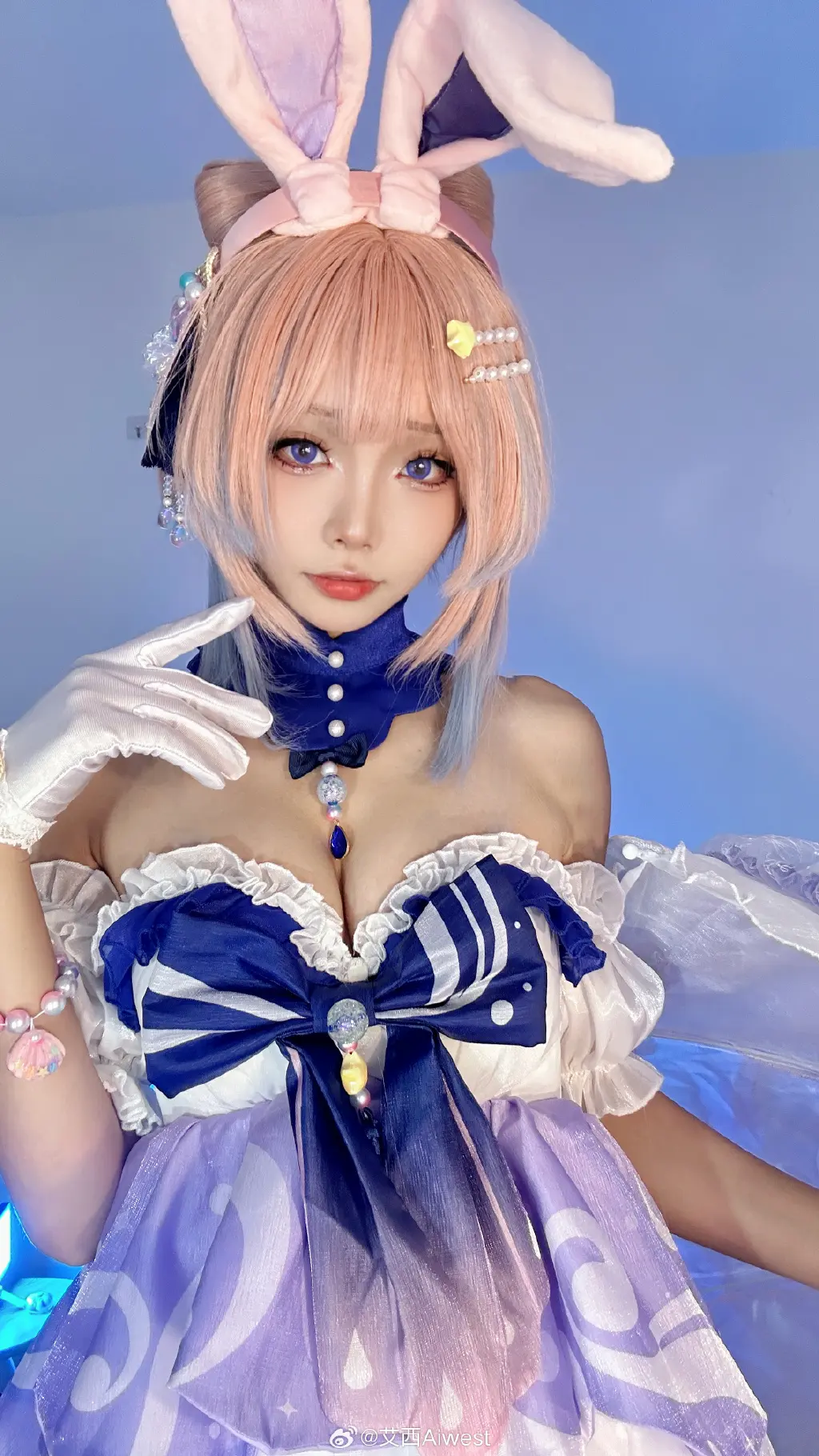 cosplay 原神 珊瑚宫心海@艾西Aiwest-公众号小姨ai