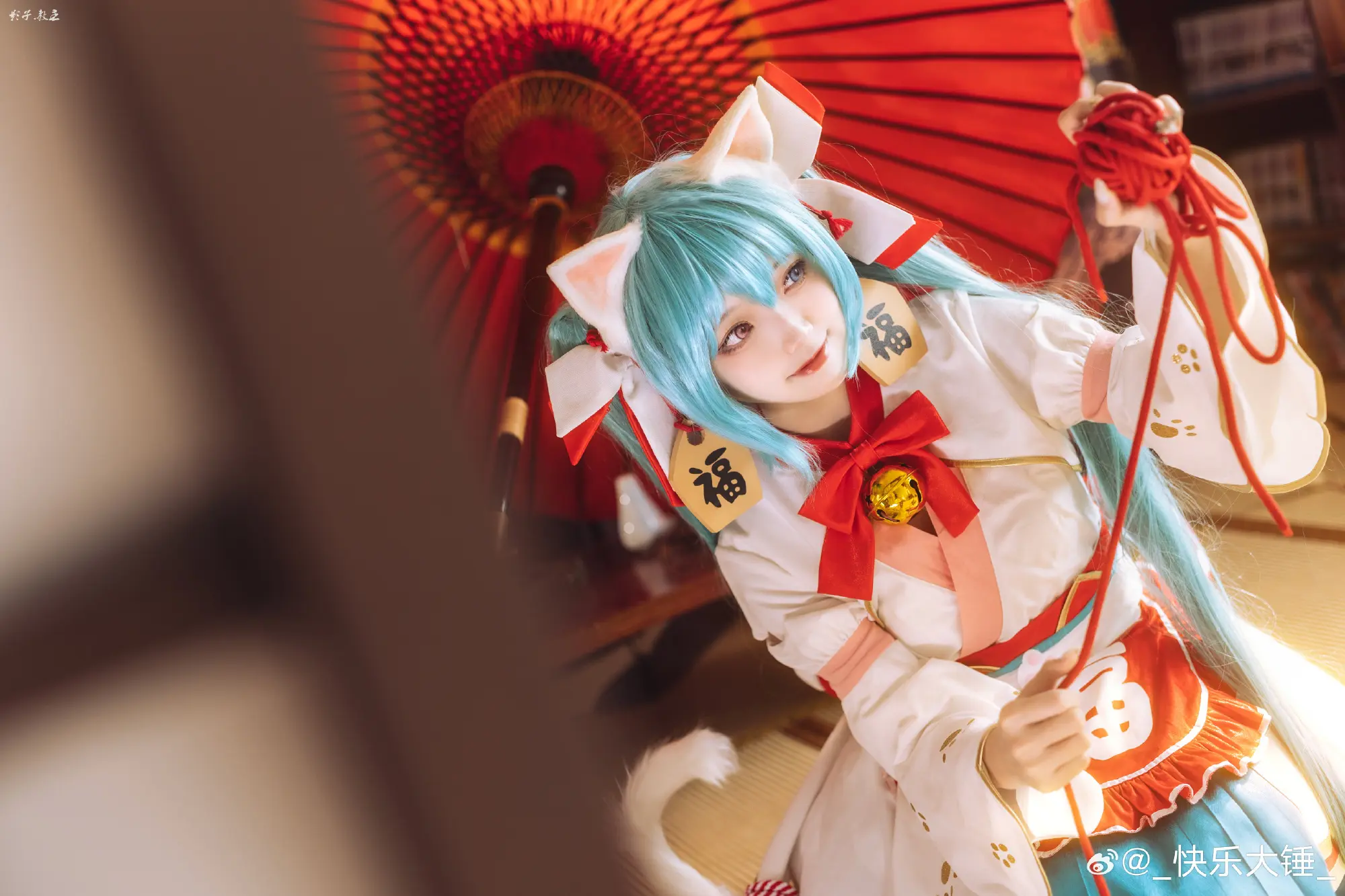 cosplay 初音未来 miku招财猫₍˄·͈༝·͈˄*₎◞ ̑̑@_快乐大锤_ COSPLAY-第6张