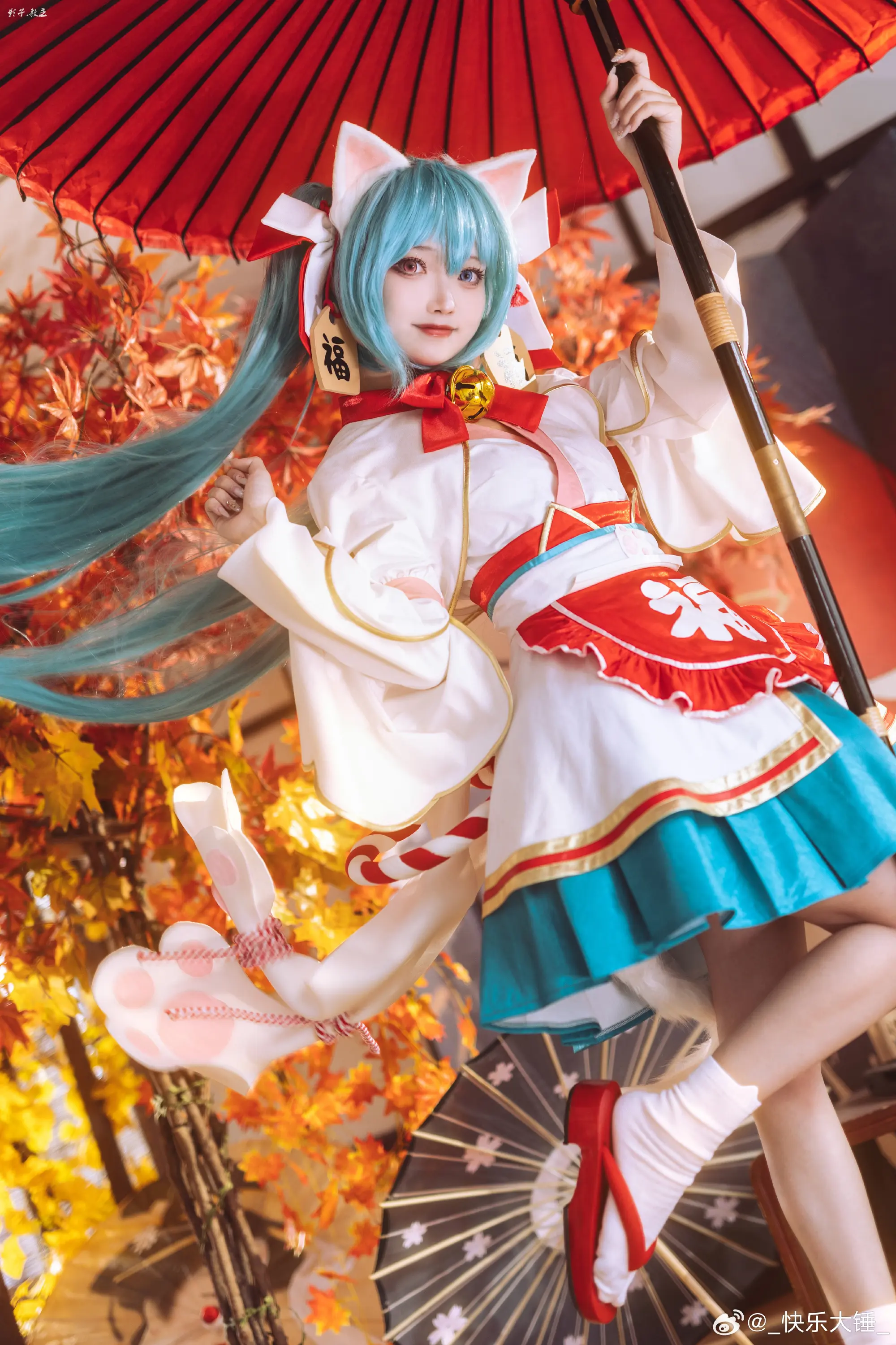cosplay 初音未来 miku招财猫₍˄·͈༝·͈˄*₎◞ ̑̑@_快乐大锤_ COSPLAY-第4张
