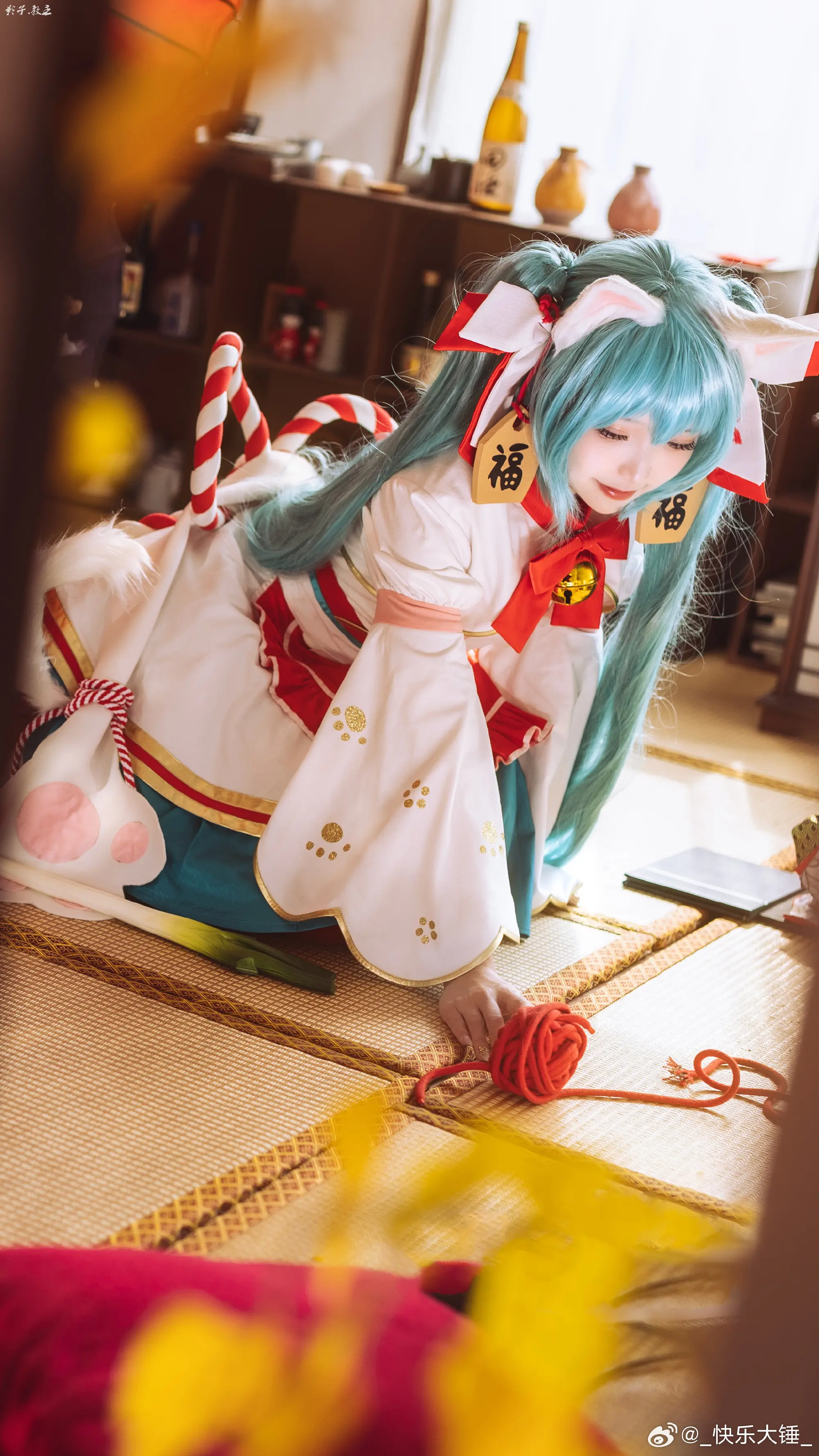 cosplay 初音未来 miku招财猫₍˄·͈༝·͈˄*₎◞ ̑̑@_快乐大锤_ COSPLAY-第8张