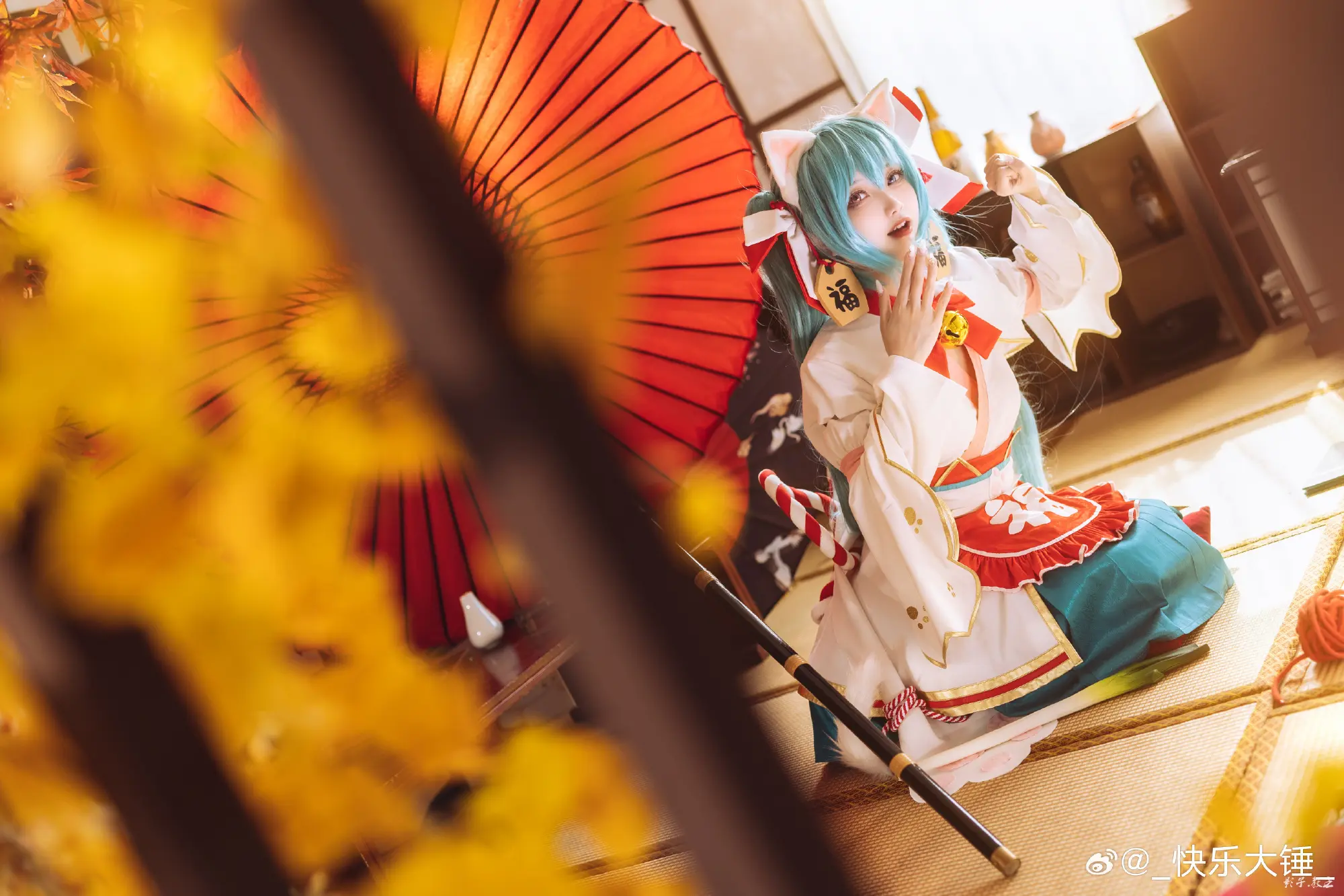 cosplay 初音未来 miku招财猫₍˄·͈༝·͈˄*₎◞ ̑̑@_快乐大锤_ COSPLAY-第12张