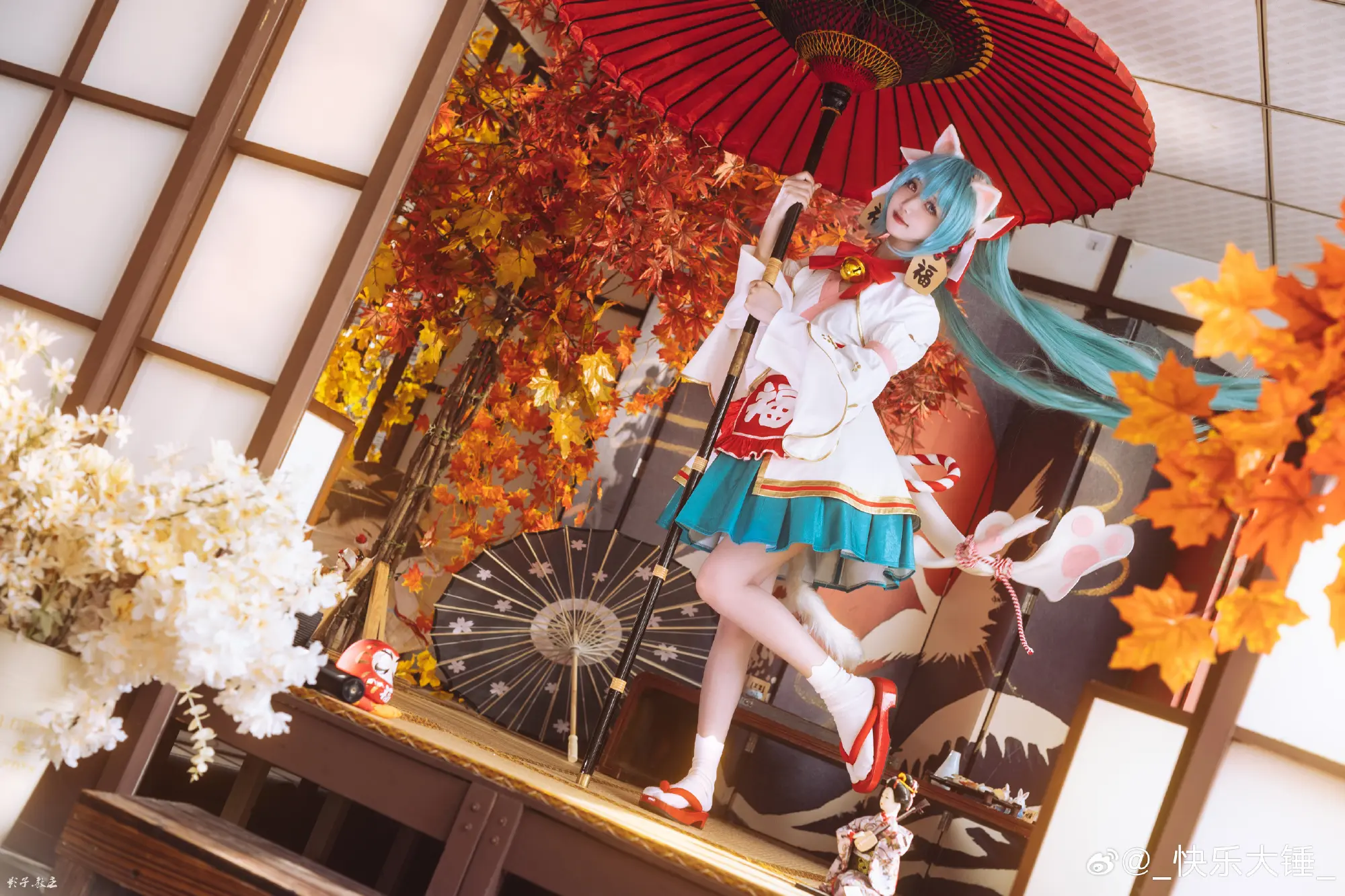 cosplay 初音未来 miku招财猫₍˄·͈༝·͈˄*₎◞ ̑̑@_快乐大锤_ COSPLAY-第11张
