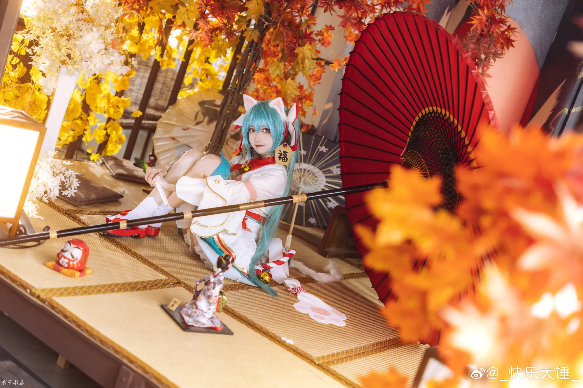 cosplay 初音未来 miku招财猫₍˄·͈༝·͈˄*₎◞ ̑̑@_快乐大锤_ COSPLAY-第7张