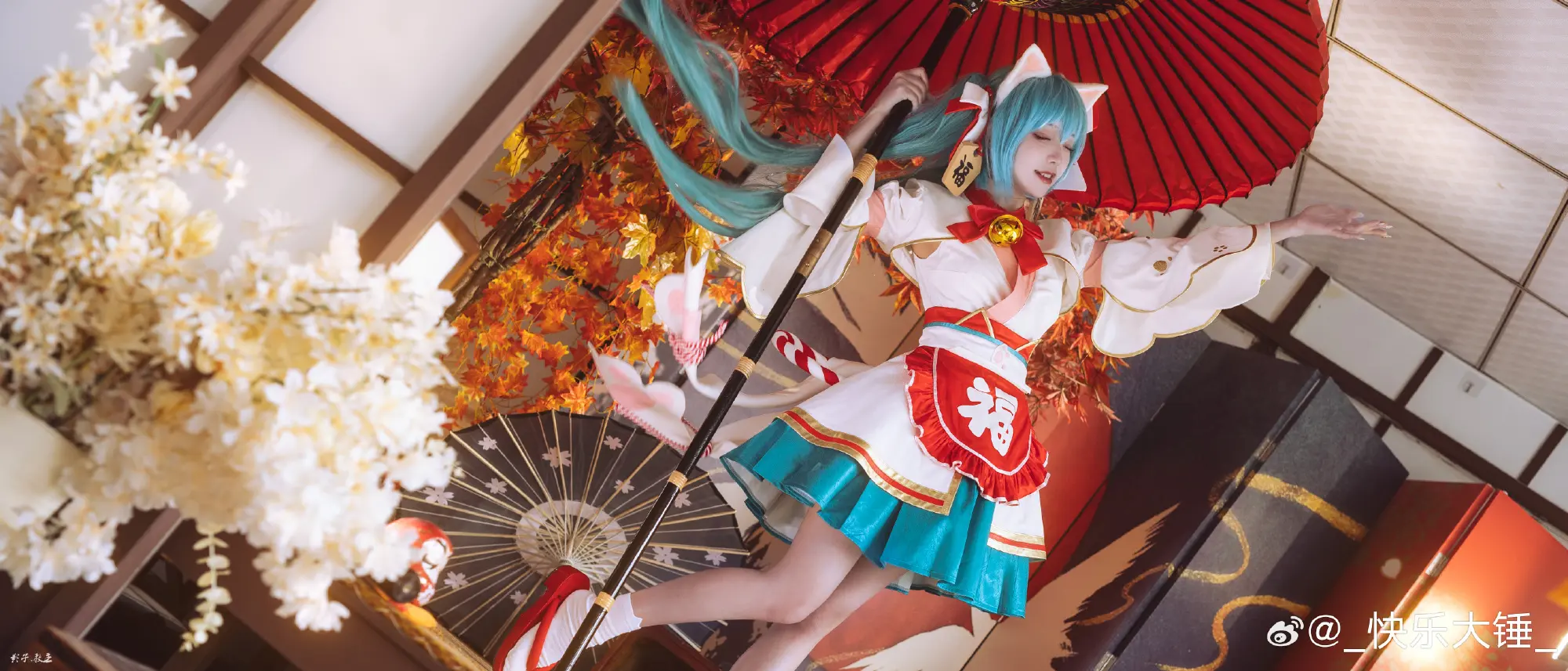 cosplay 初音未来 miku招财猫₍˄·͈༝·͈˄*₎◞ ̑̑@_快乐大锤_ COSPLAY-第5张