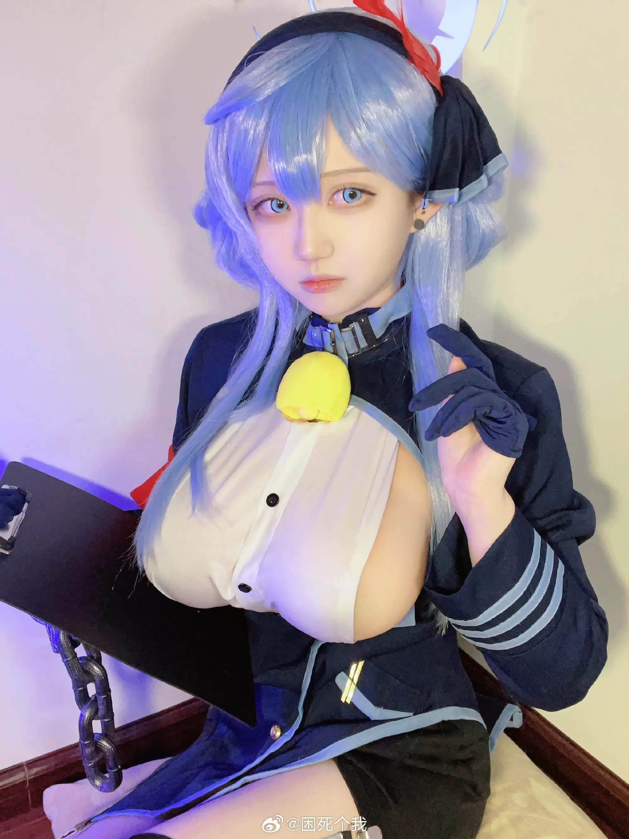 COSPLAY 蔚蓝档案 天雨亚子@困死个我 COSPLAY-第3张