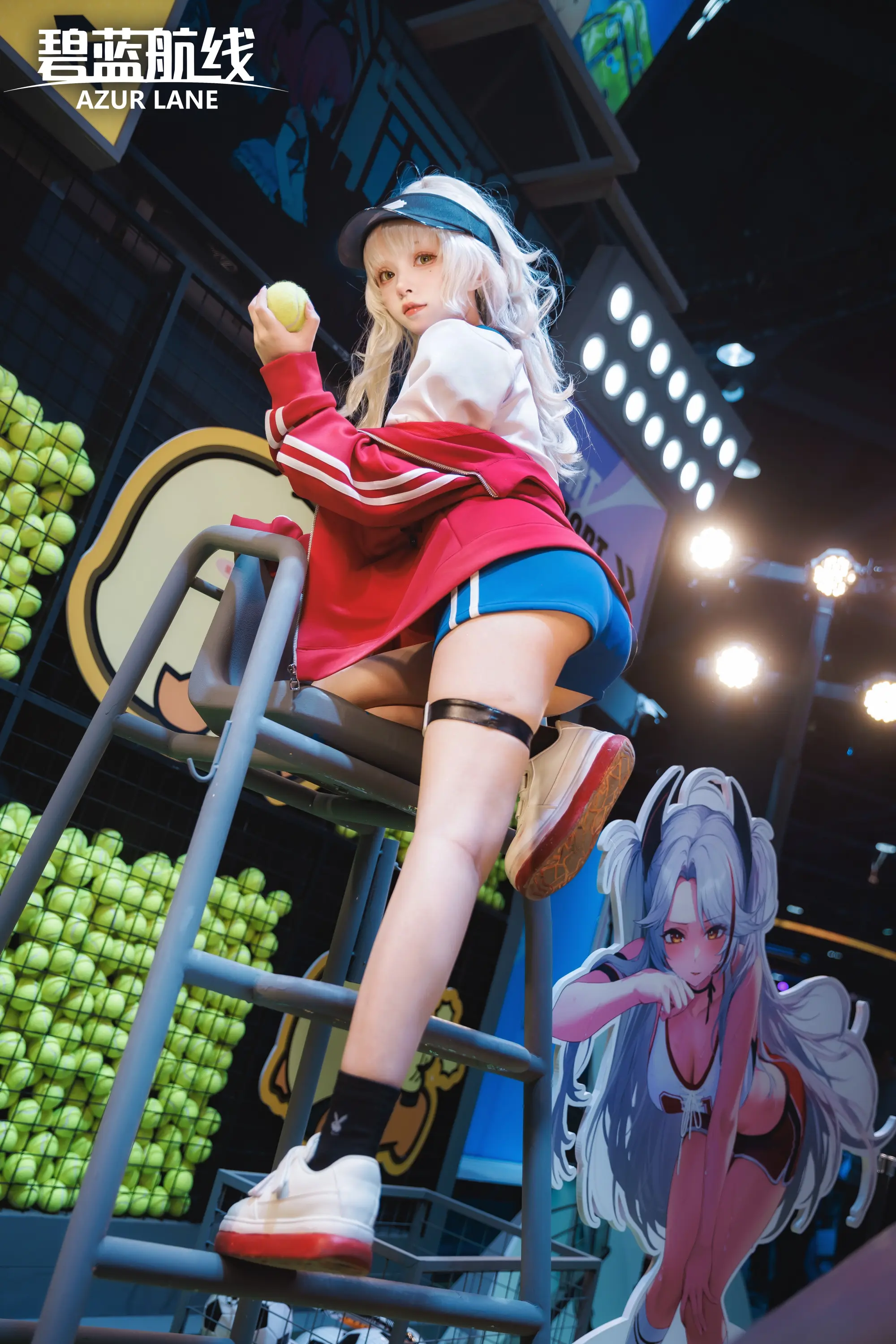 COSPLAY Viel Glück~指挥官玩得开心吗？我的应援是只给你的哦~嘻嘻~ 碧蓝航线 COSPLAY-第2张