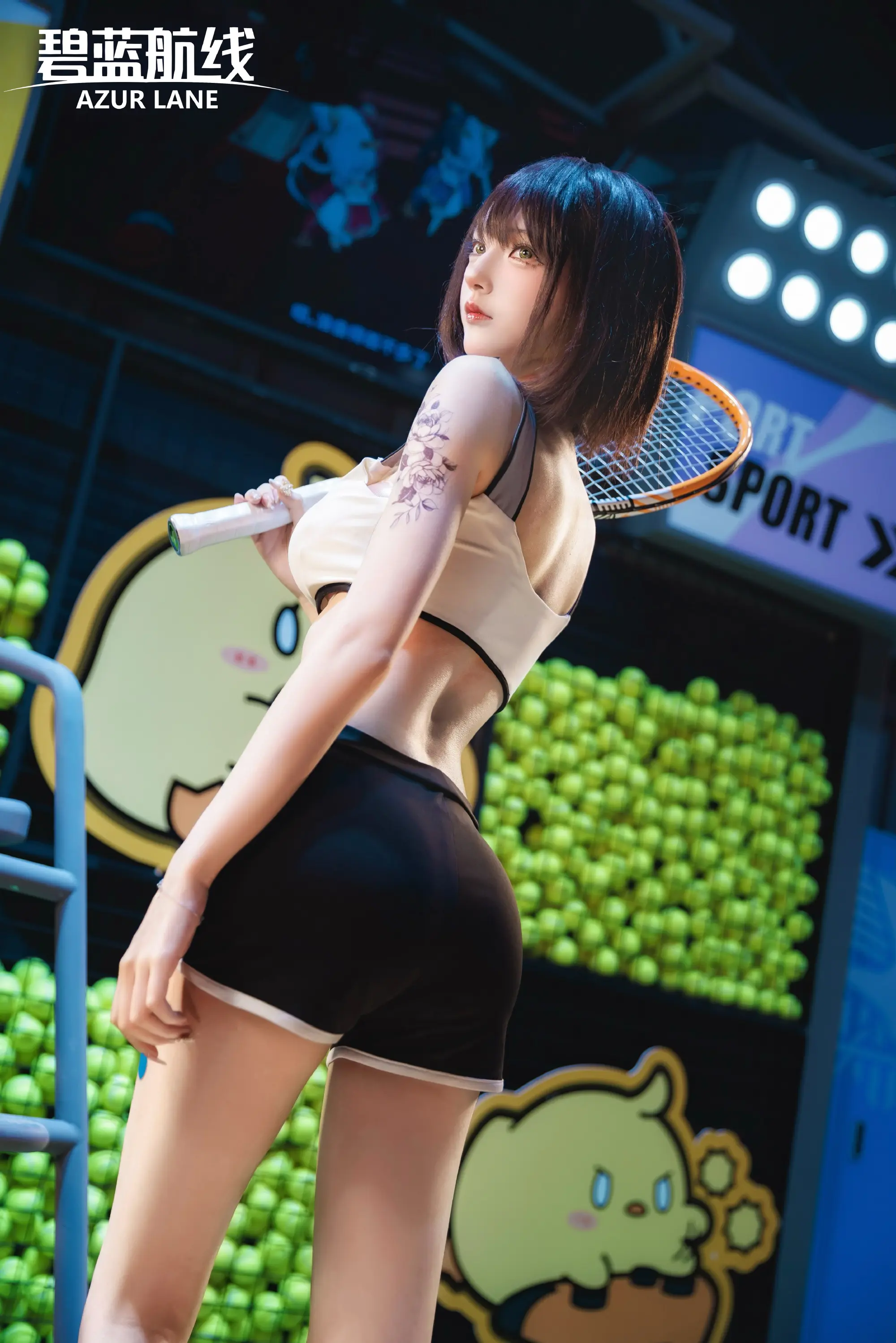 COSPLAY Viel Glück~指挥官玩得开心吗？我的应援是只给你的哦~嘻嘻~ 碧蓝航线 COSPLAY-第3张