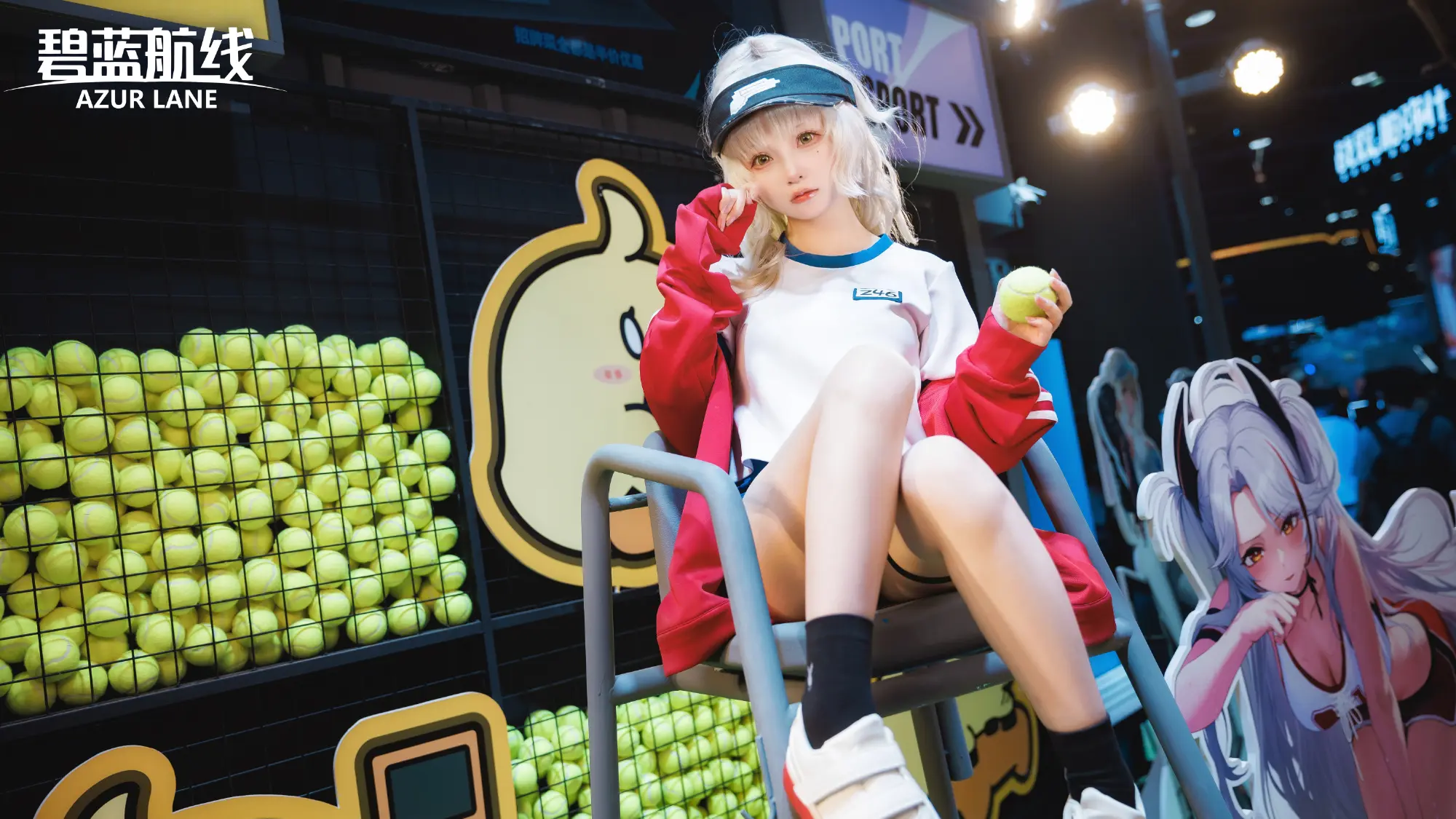 COSPLAY Viel Glück~指挥官玩得开心吗？我的应援是只给你的哦~嘻嘻~ 碧蓝航线 COSPLAY-第6张