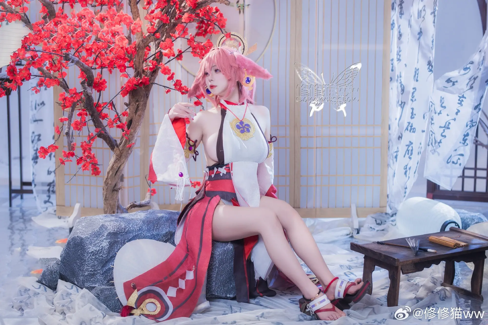 COSPLAY 快，去做些有趣的事让我看看吧。原神 八重神子@修修猫ww COSPLAY-第2张