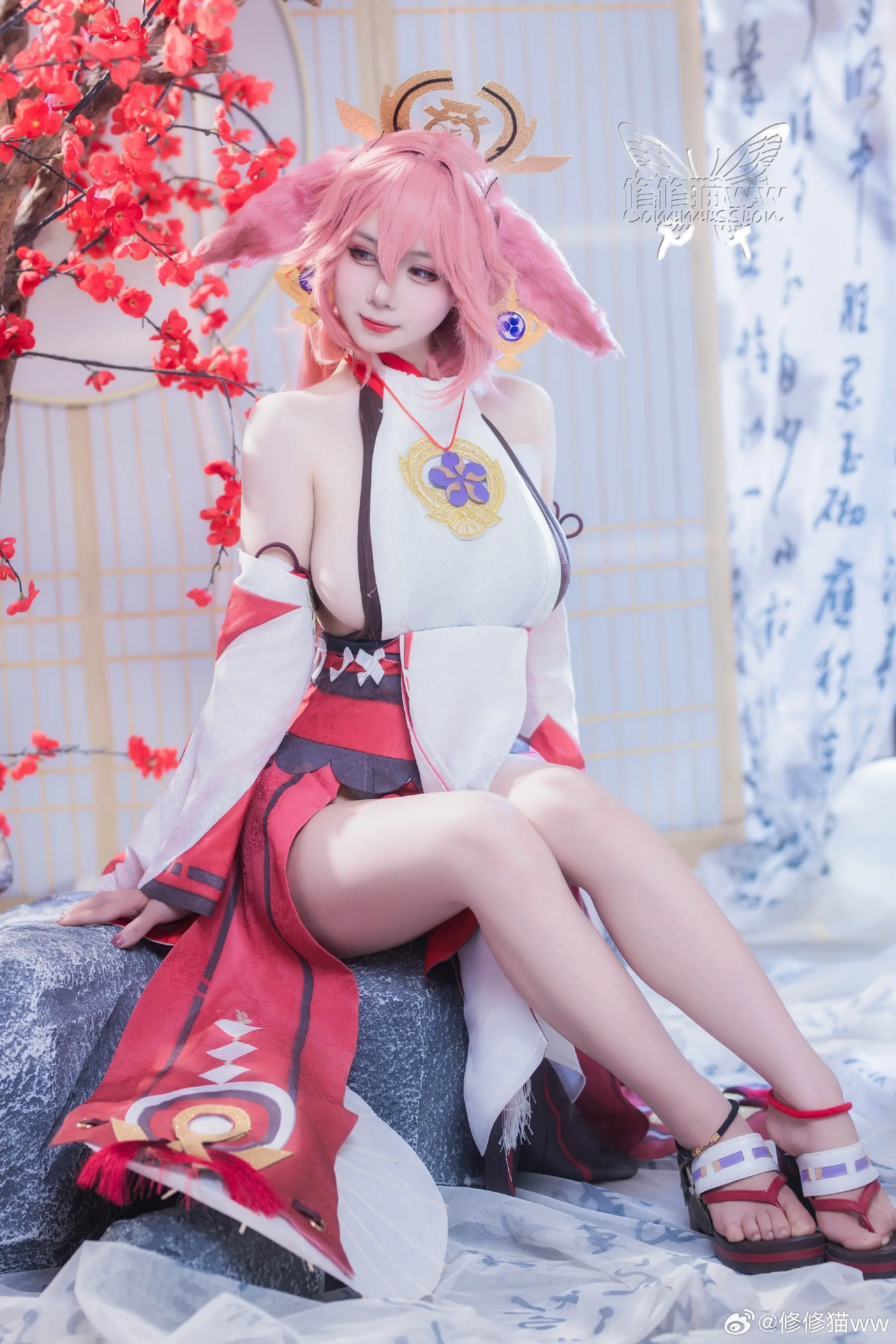 COSPLAY 快，去做些有趣的事让我看看吧。原神 八重神子@修修猫ww COSPLAY-第3张