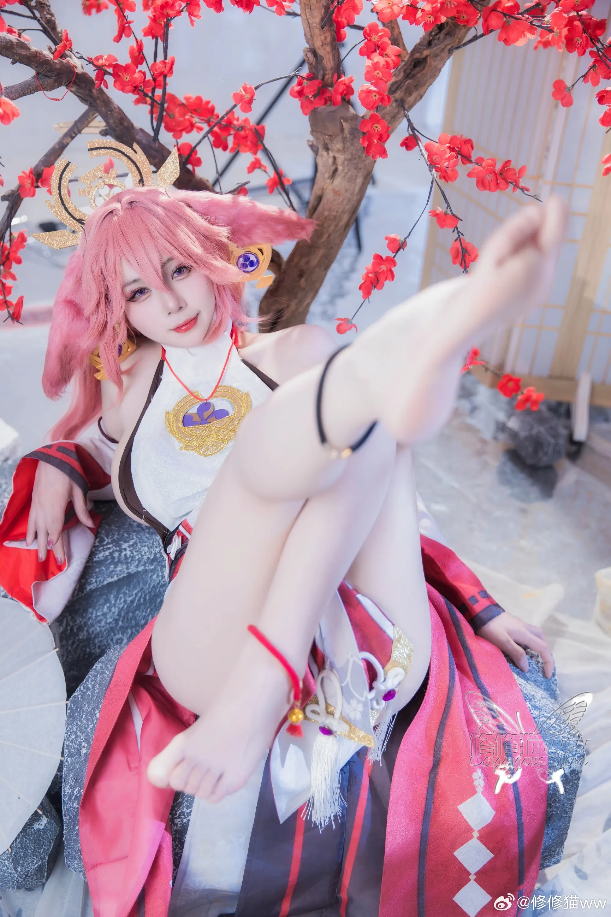 COSPLAY 快，去做些有趣的事让我看看吧。原神 八重神子@修修猫ww COSPLAY-第6张