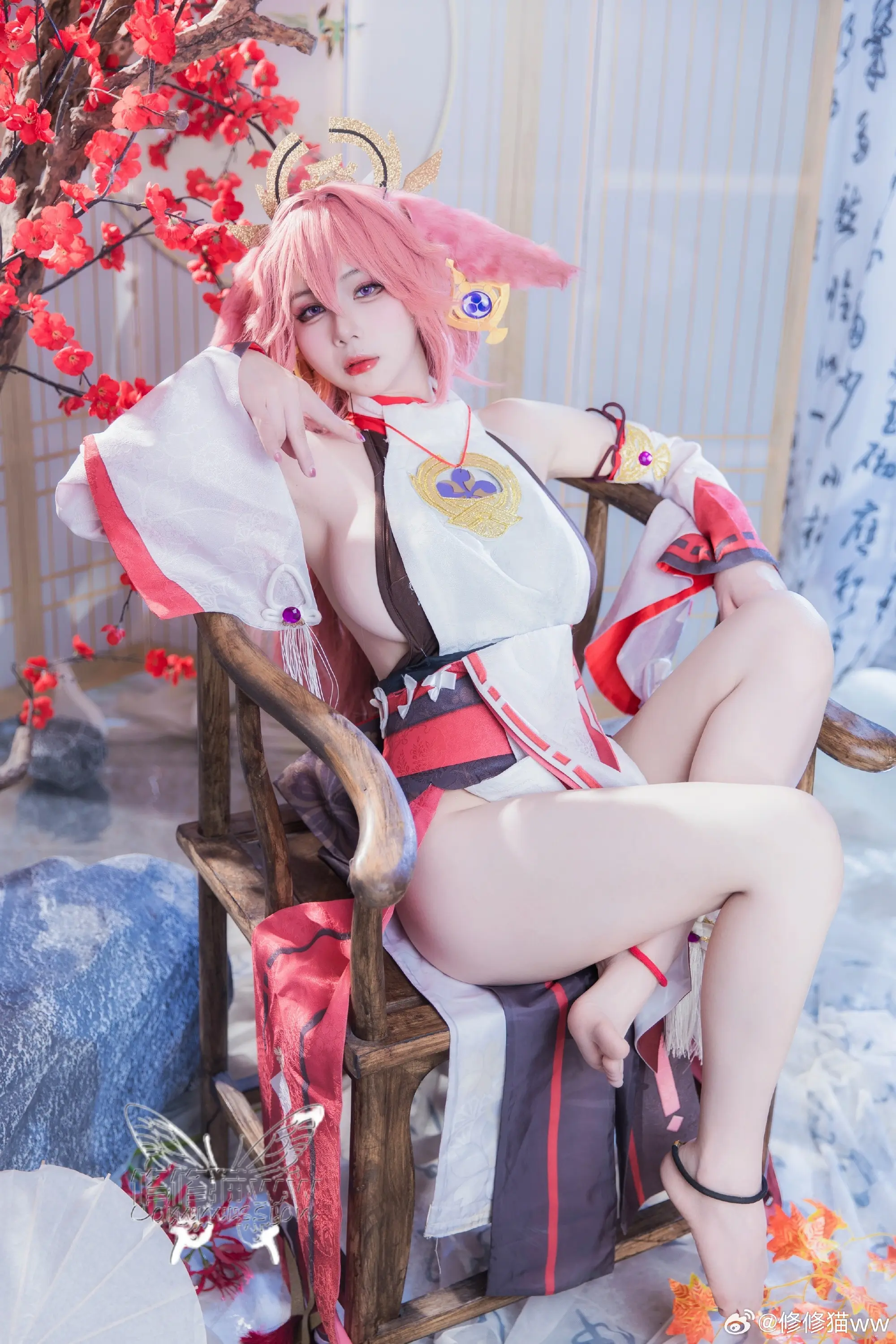 COSPLAY 快，去做些有趣的事让我看看吧。原神 八重神子@修修猫ww COSPLAY-第7张