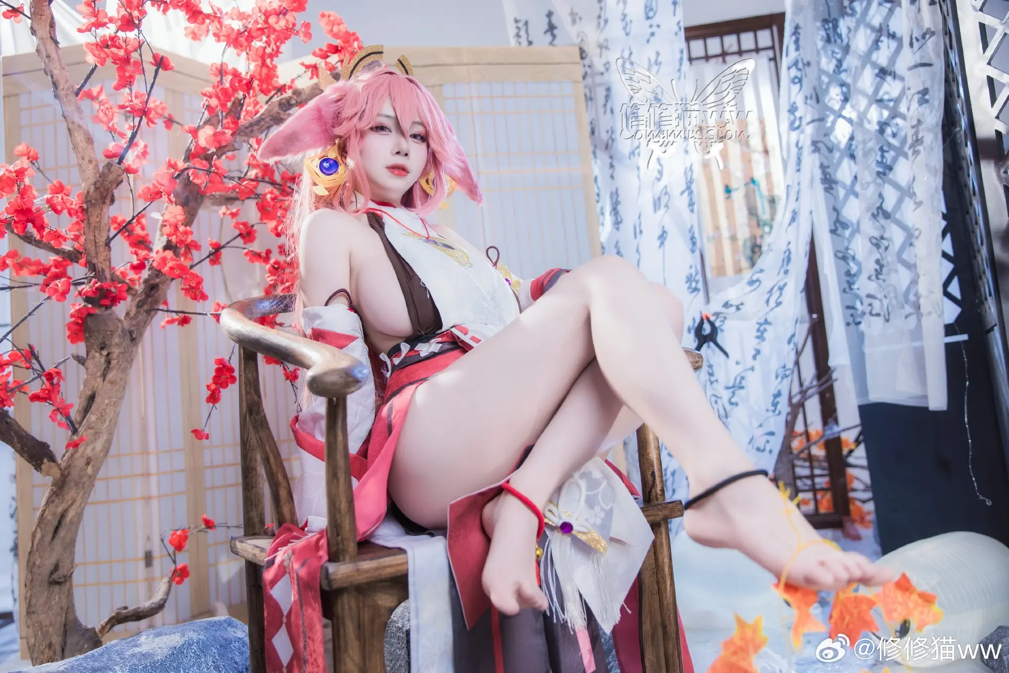 COSPLAY 快，去做些有趣的事让我看看吧。原神 八重神子@修修猫ww COSPLAY-第8张
