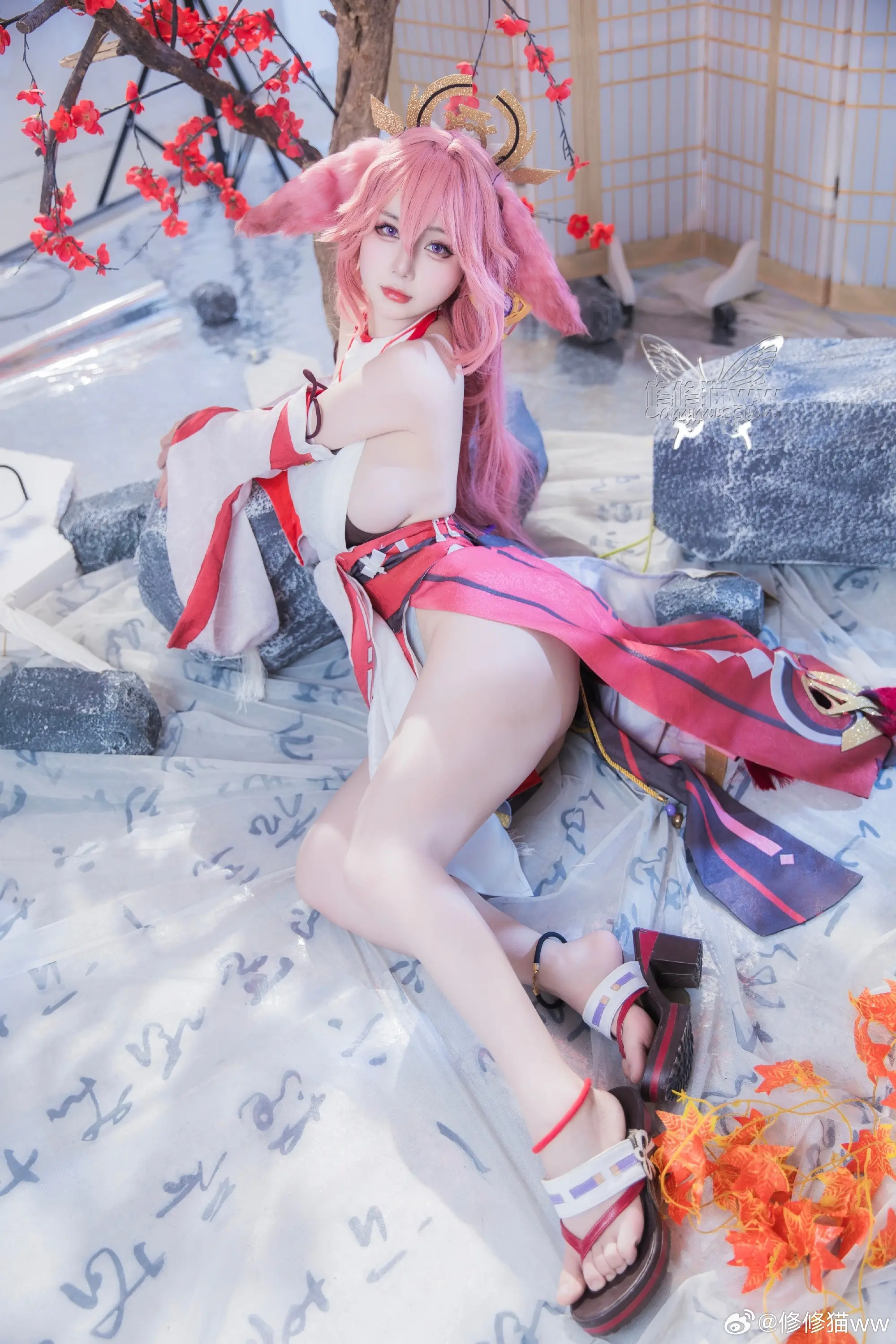 COSPLAY 快，去做些有趣的事让我看看吧。原神 八重神子@修修猫ww COSPLAY-第10张