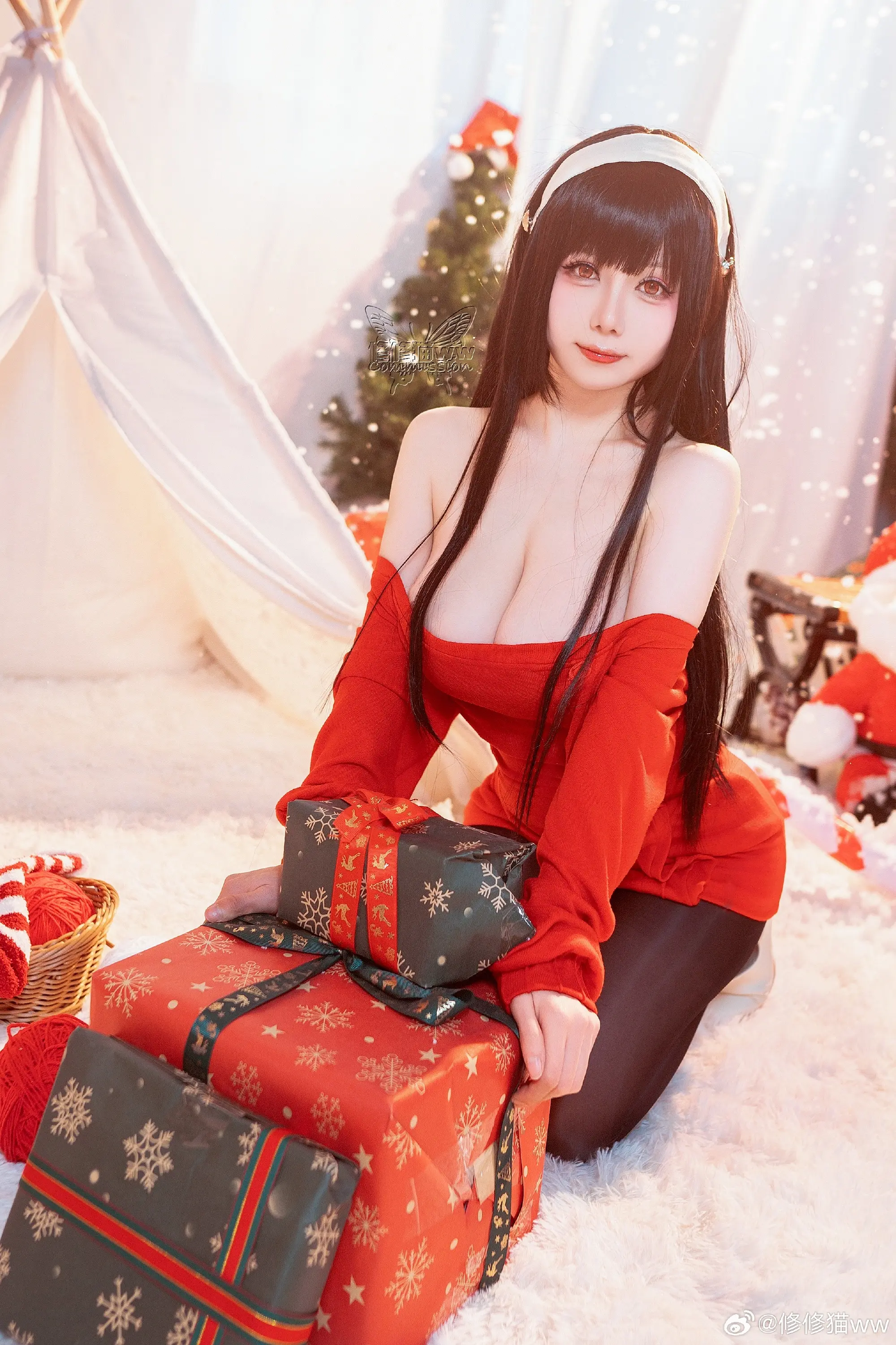 COSPLAY 今天在家陪妈咪过情人节 好吗 间谍过家家 约尔@修修猫ww-公众号小姨ai