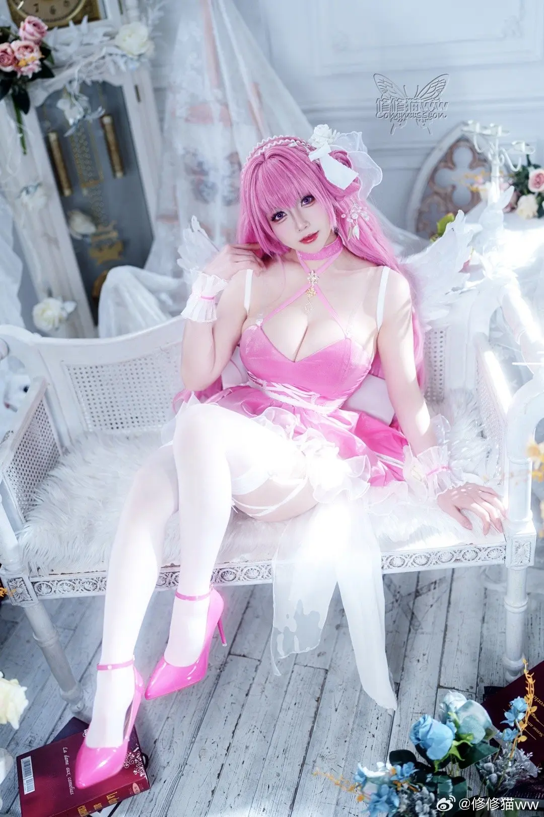 COSPLAY nikke:胜利女神 桃乐丝·黎明派对@修修猫ww-公众号小姨ai